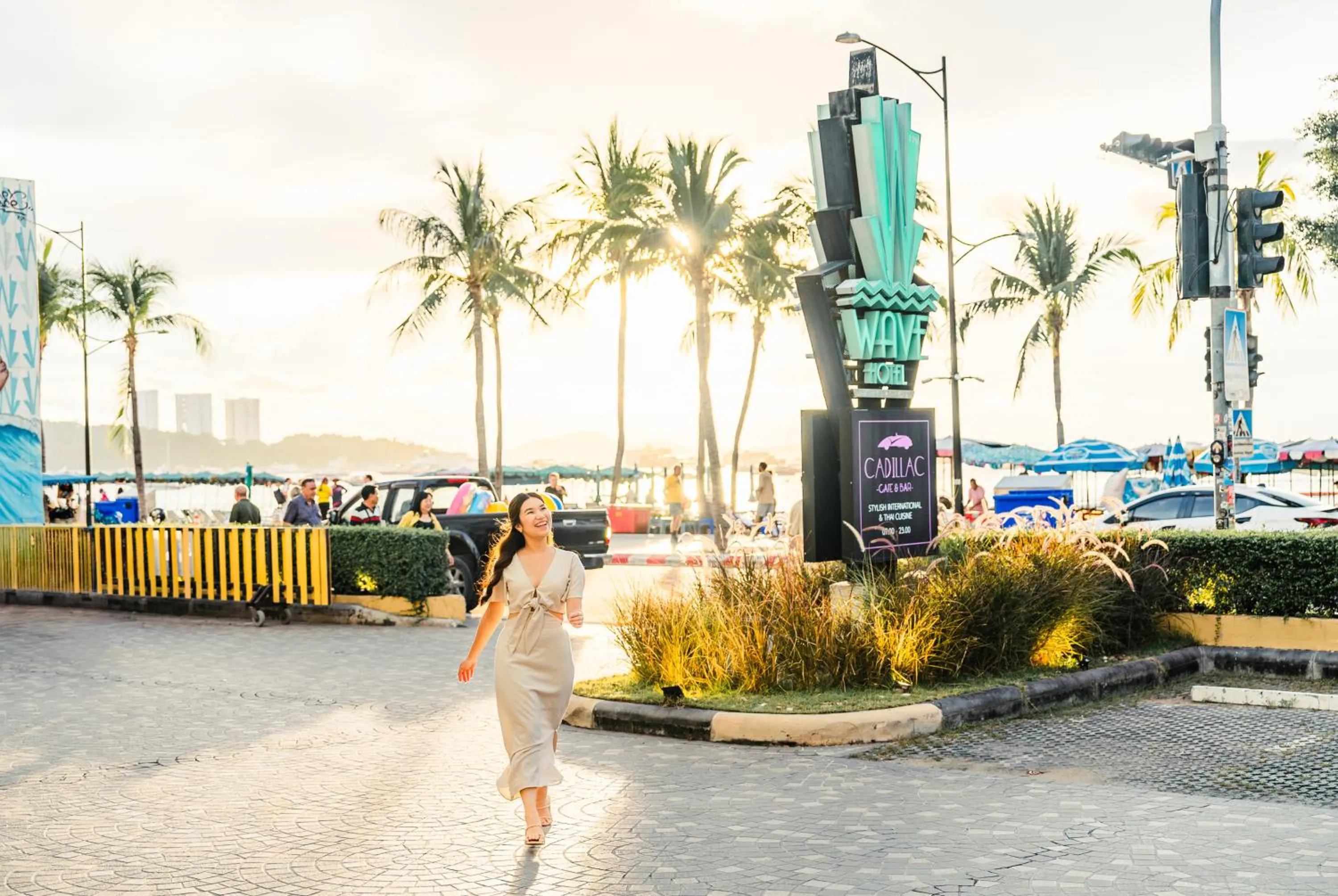 Facade/entrance in Wave Hotel Pattaya