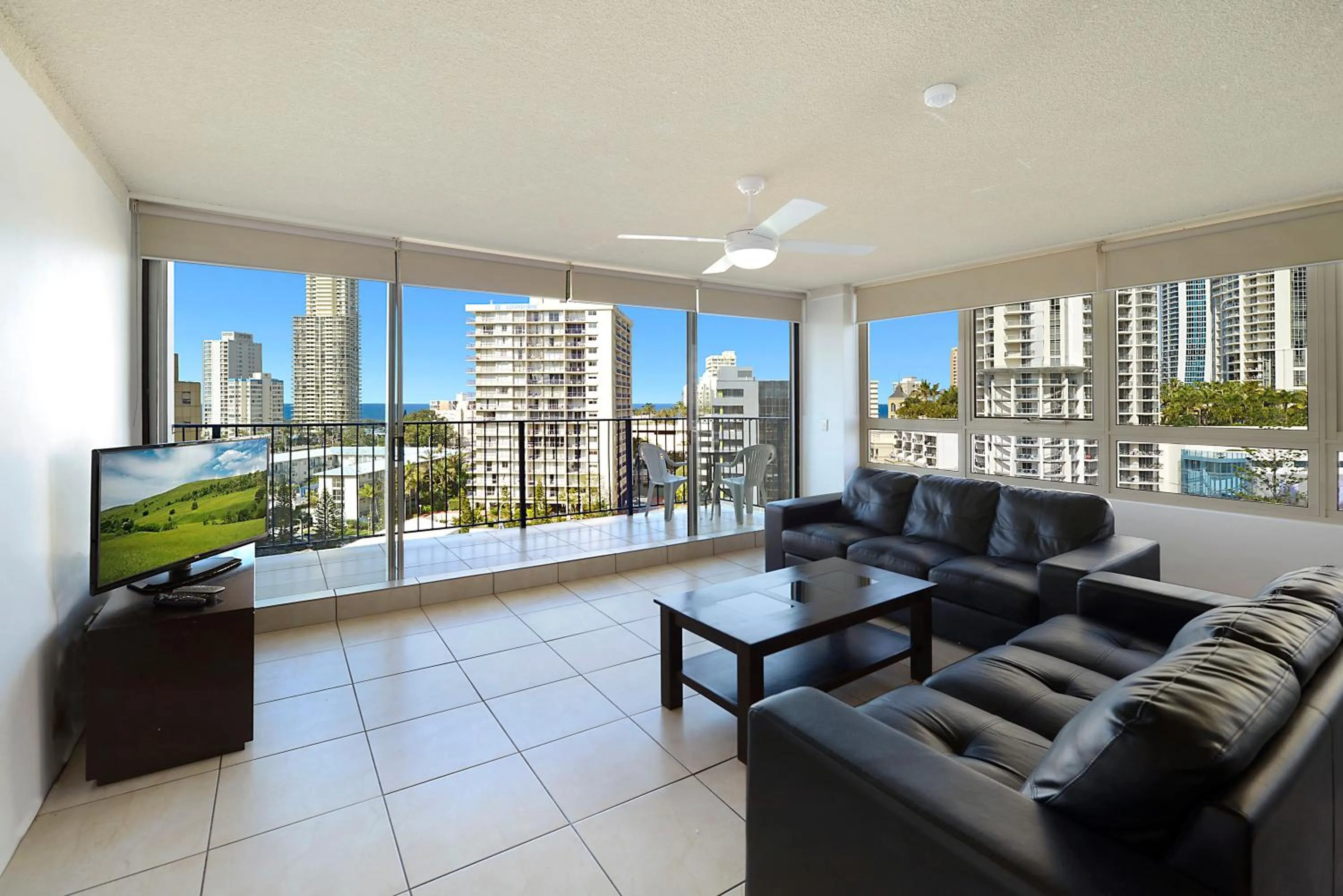Living room in Condor Apartments by Gold Coast Premium