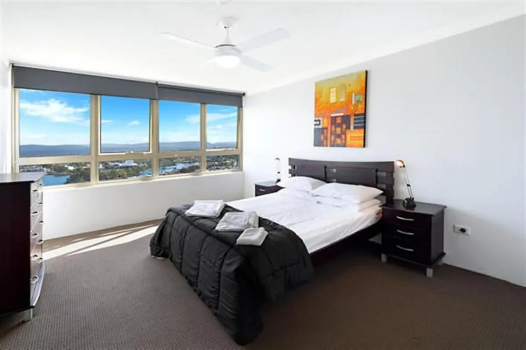 Bed in Condor Apartments by Gold Coast Premium