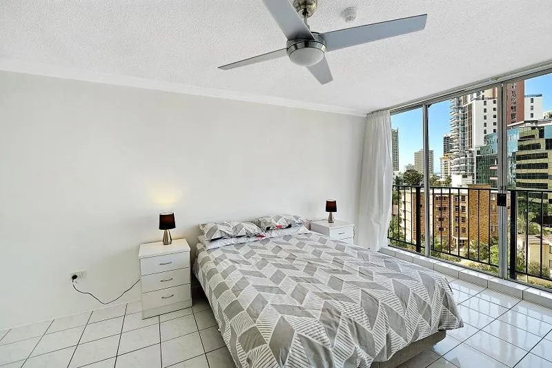 Bed in Condor Apartments by Gold Coast Premium