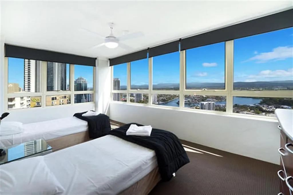 Bed in Condor Apartments by Gold Coast Premium