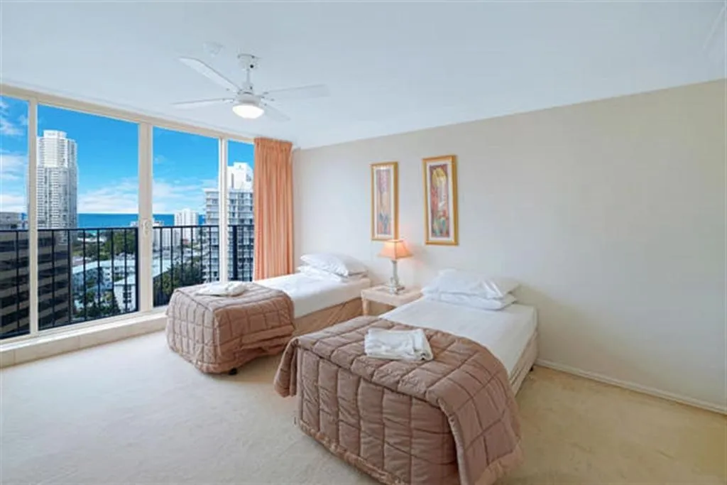 Bed in Condor Apartments by Gold Coast Premium