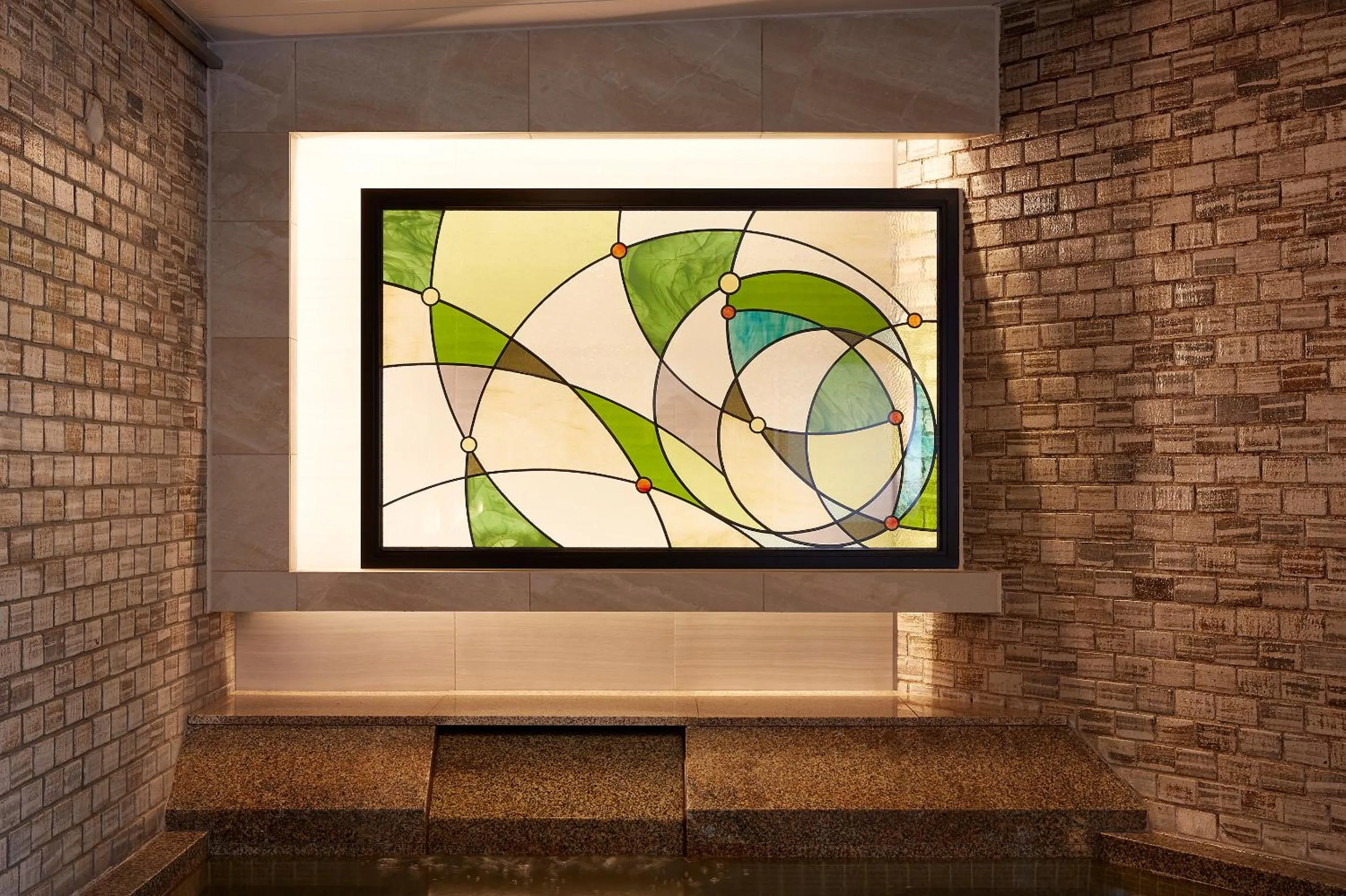 Hot Spring Bath in Wakamatsu Honten