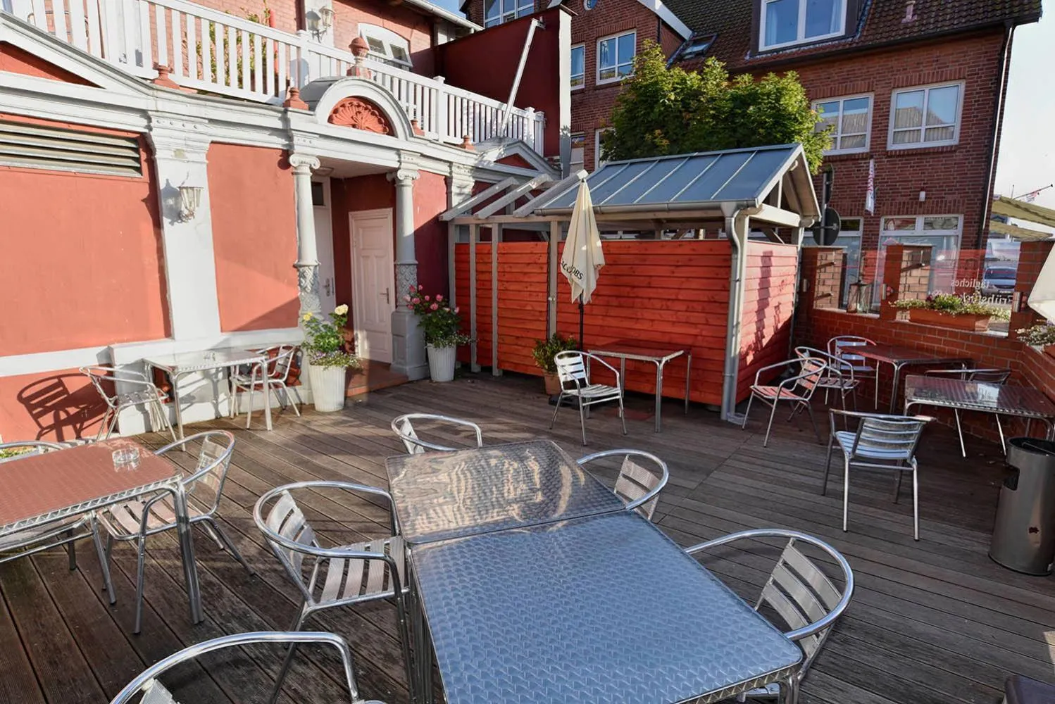 Balcony/Terrace in Hotel Stadt Hamburg