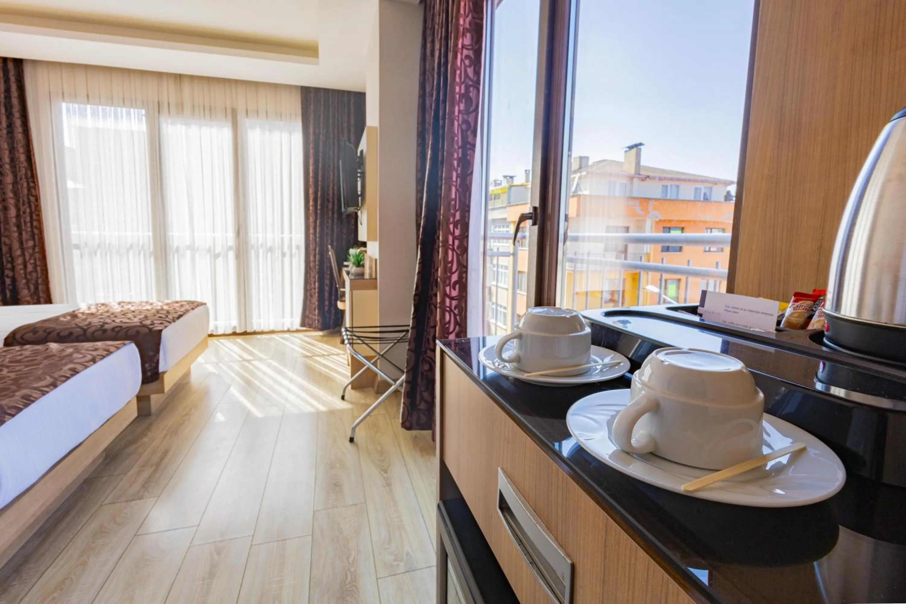 Bed in Anemon Kent Trabzon Otel