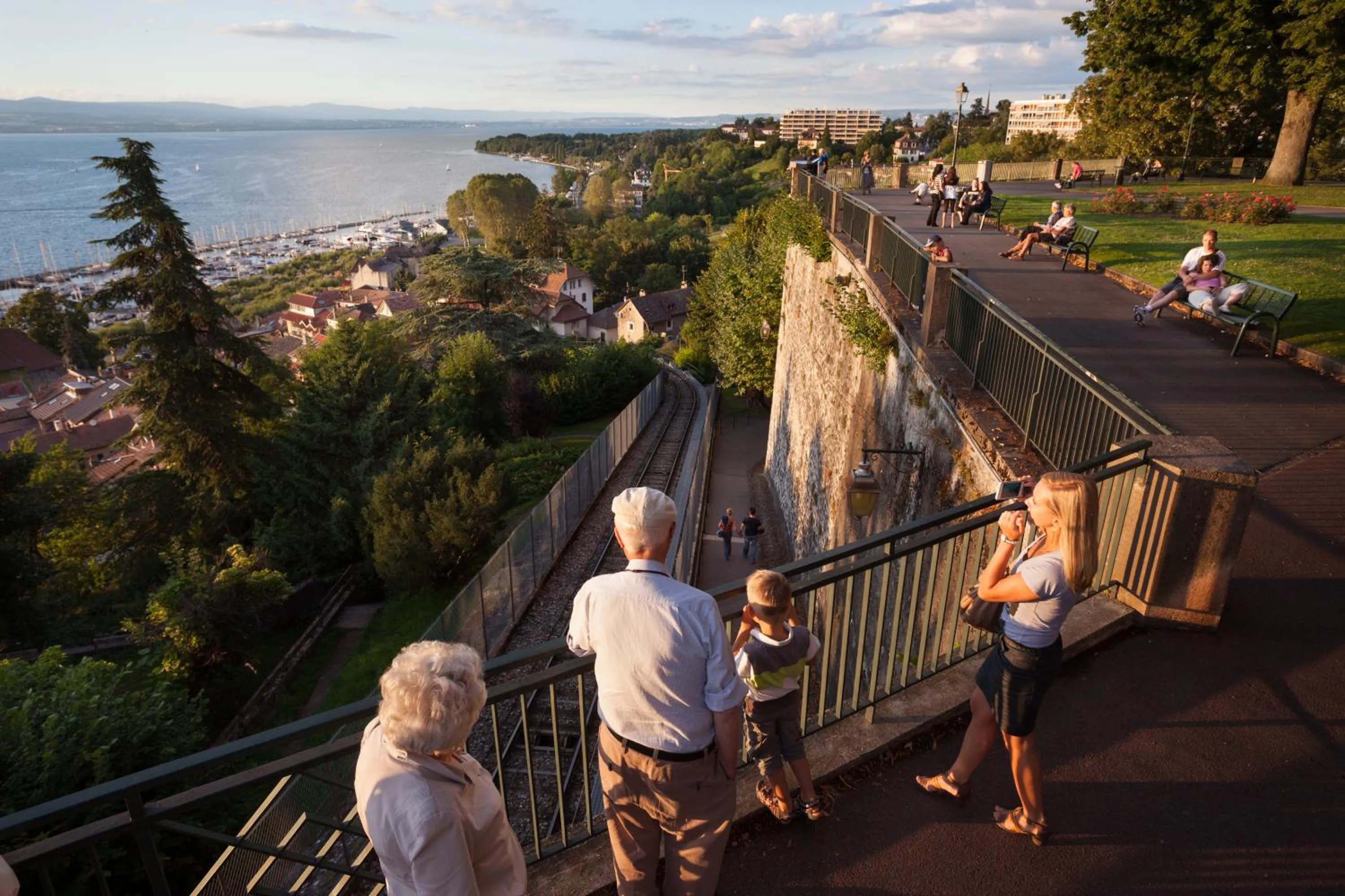 Nearby landmark in ibis Thonon Centre