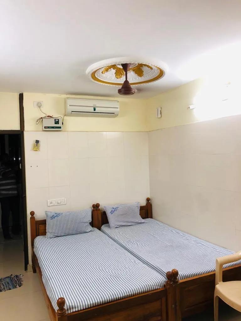 Bed in Hotel Temple View Annex