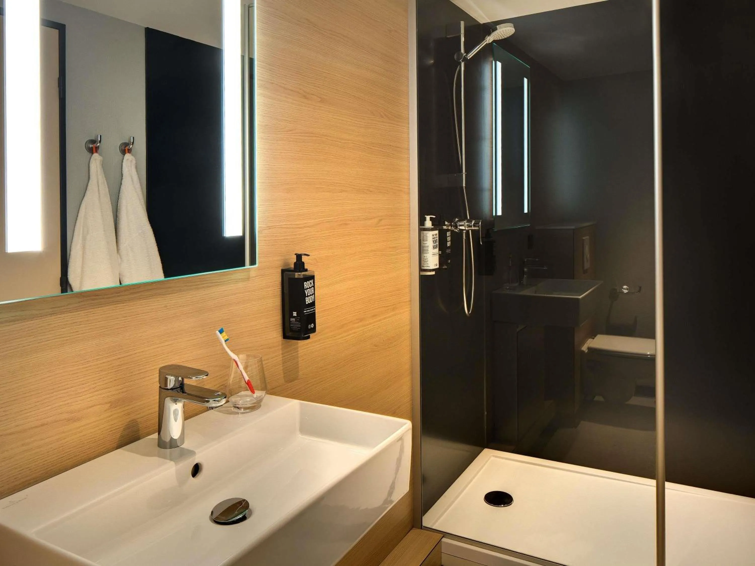 Bedroom in ibis Vichy