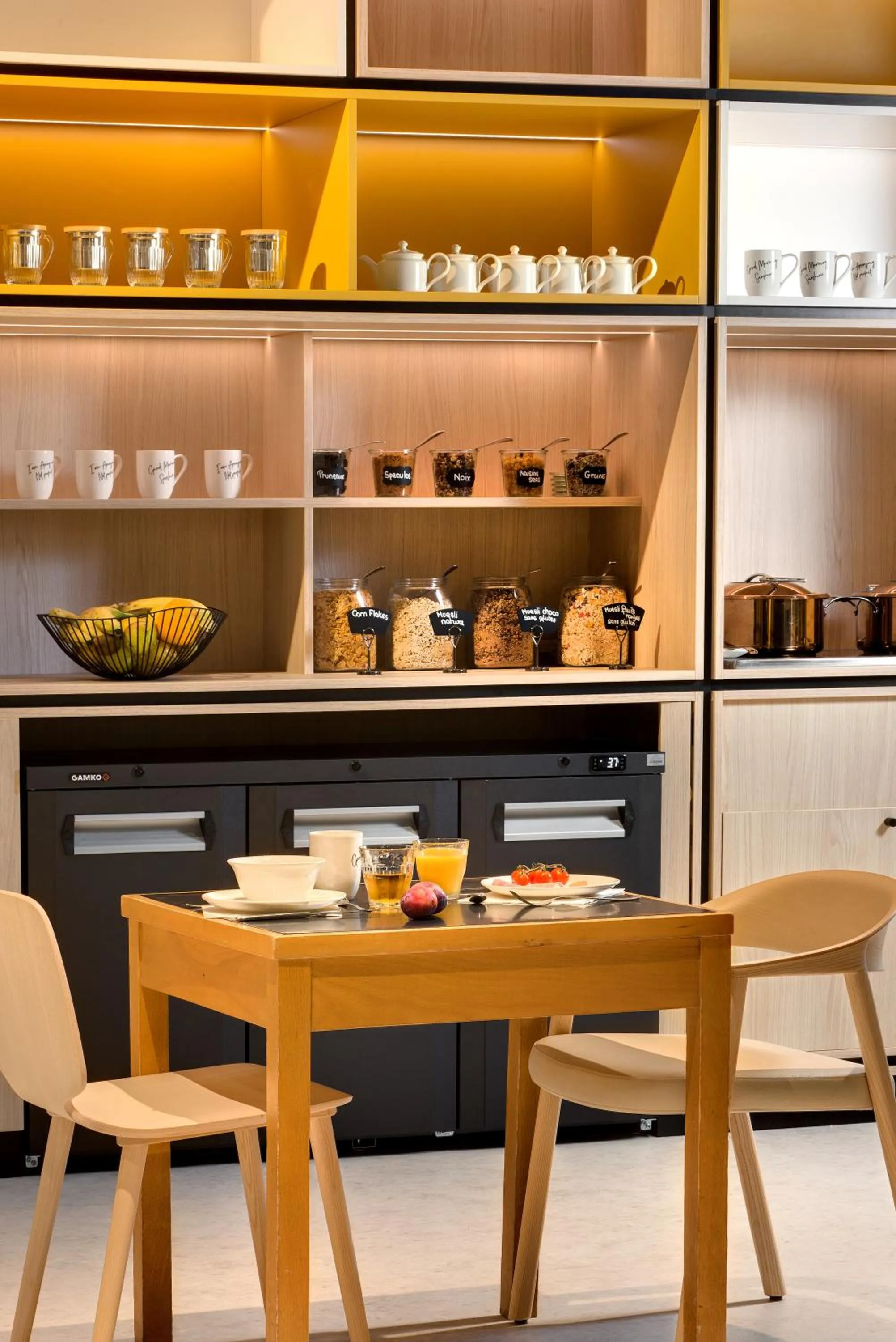 Continental breakfast in ibis Vichy