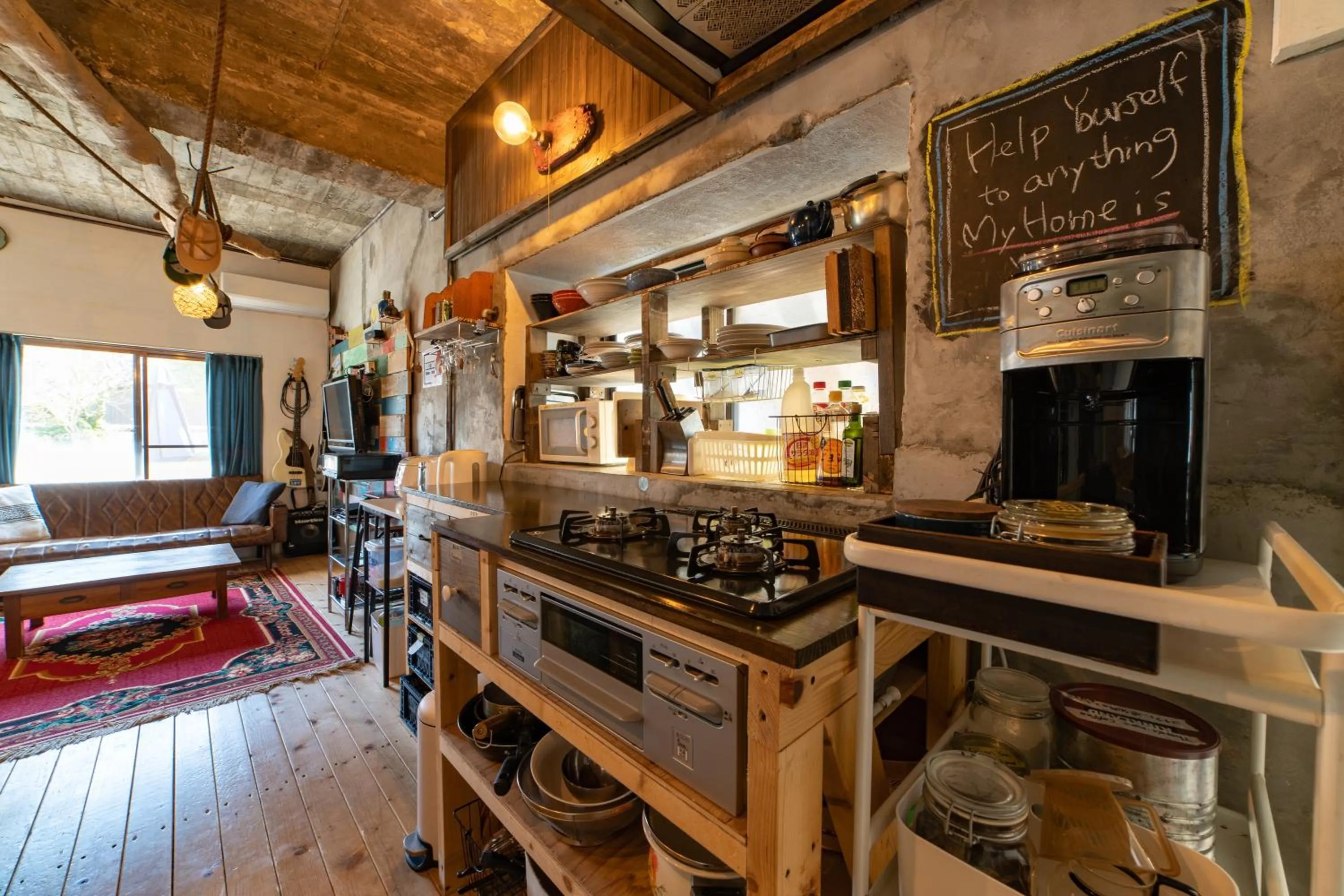 Kitchen or kitchenette in Ichi The Hostel