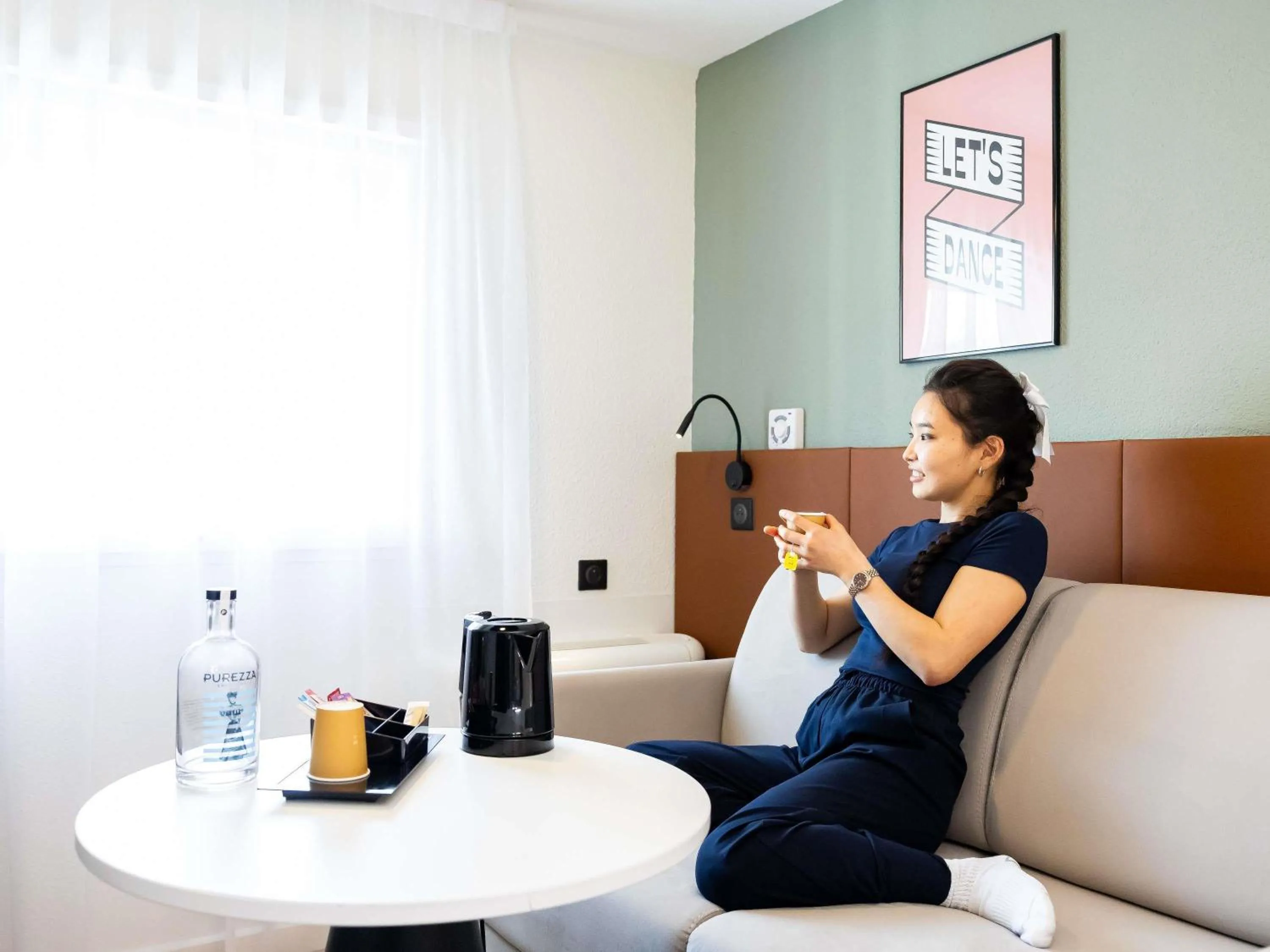 Bedroom in ibis Bordeaux Centre Meriadeck