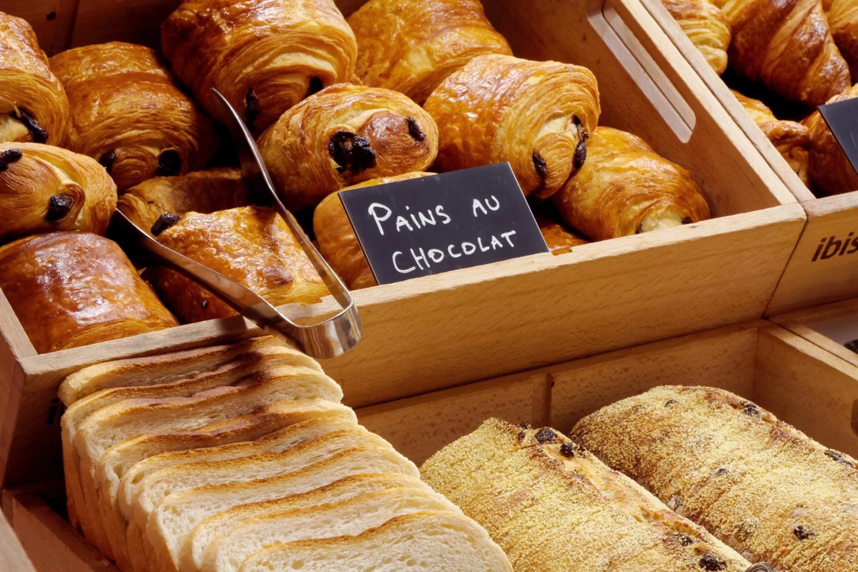 Buffet breakfast in ibis Paris Bastille Opera