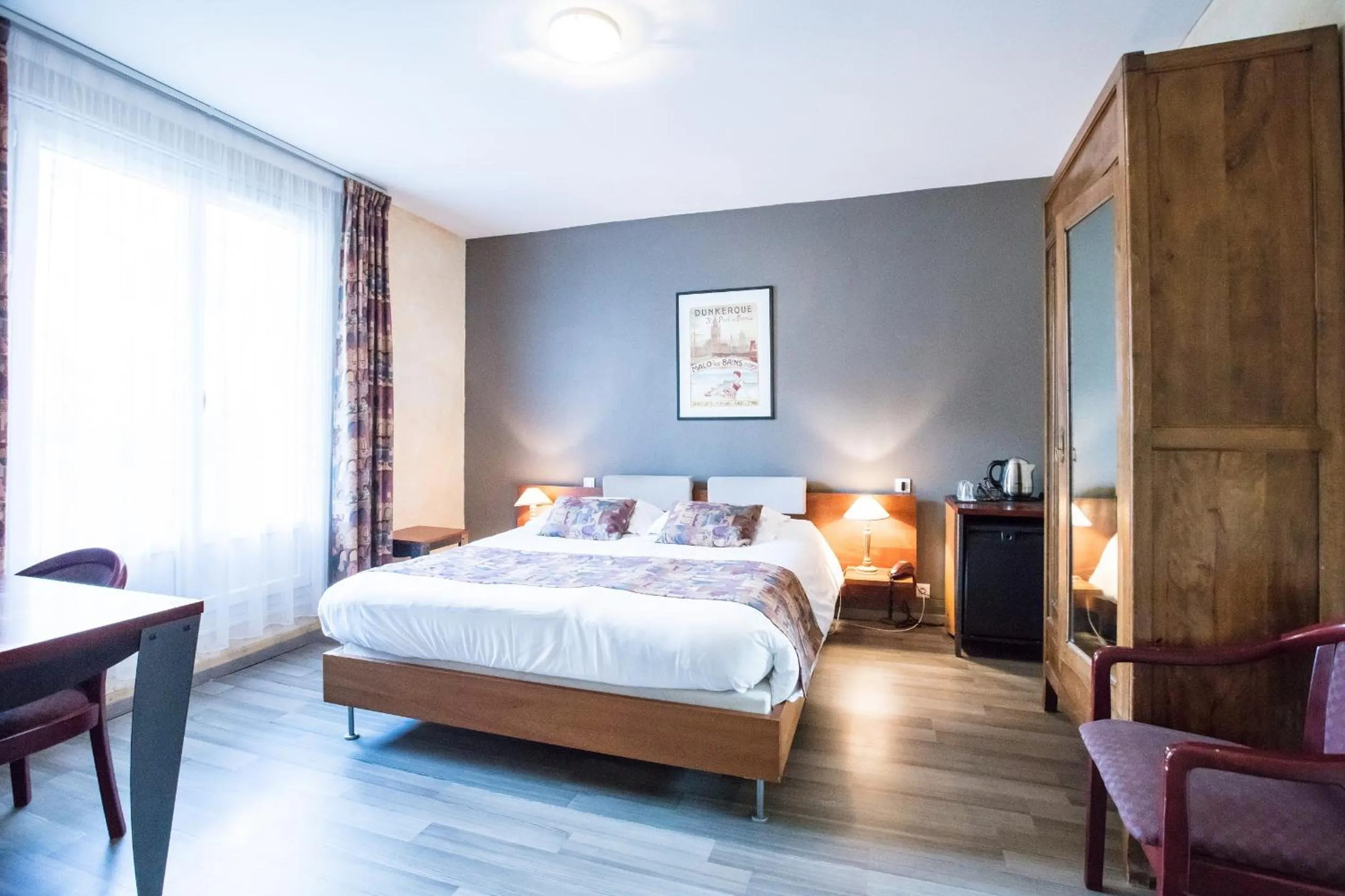 Bed in Logis Le Relais de Fusies