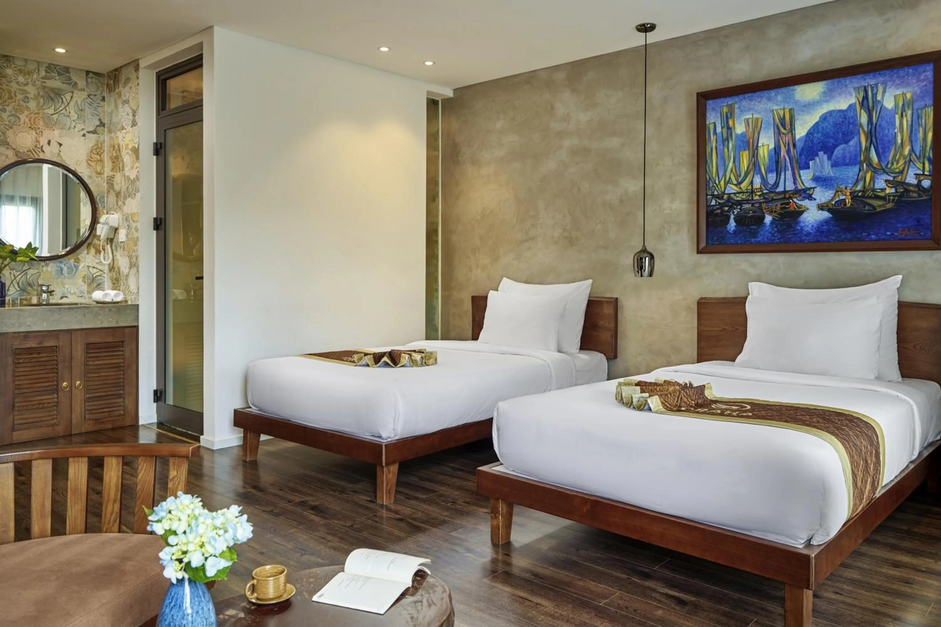 Bed in Draha Halong Hotel - Serenity, Charm and Nature - Preferred by Western Travelers