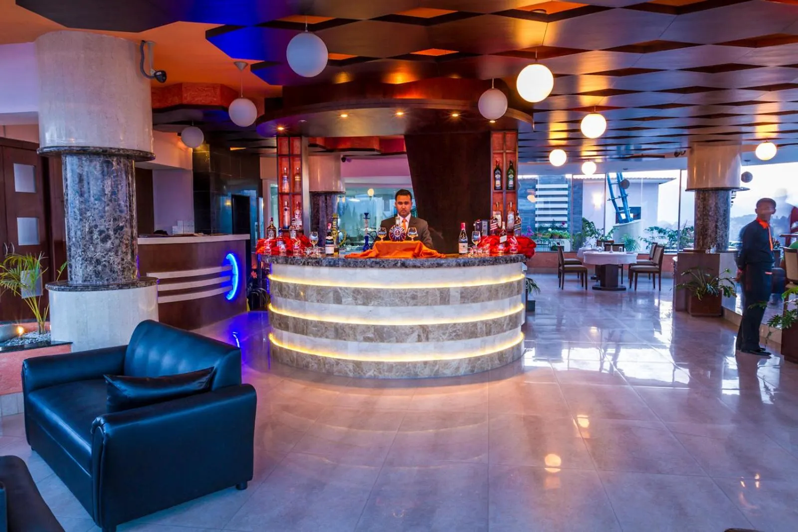 Lounge or bar in Airport Hotel Kathmandu - Near Pashupatinath Temple