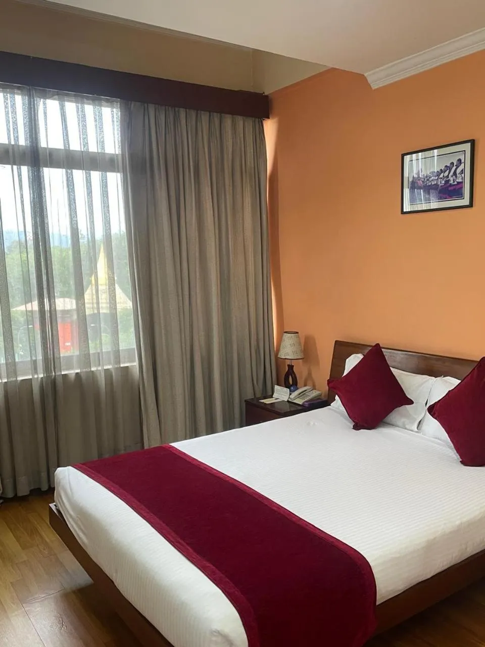 Bed in Airport Hotel Kathmandu - Near Pashupatinath Temple