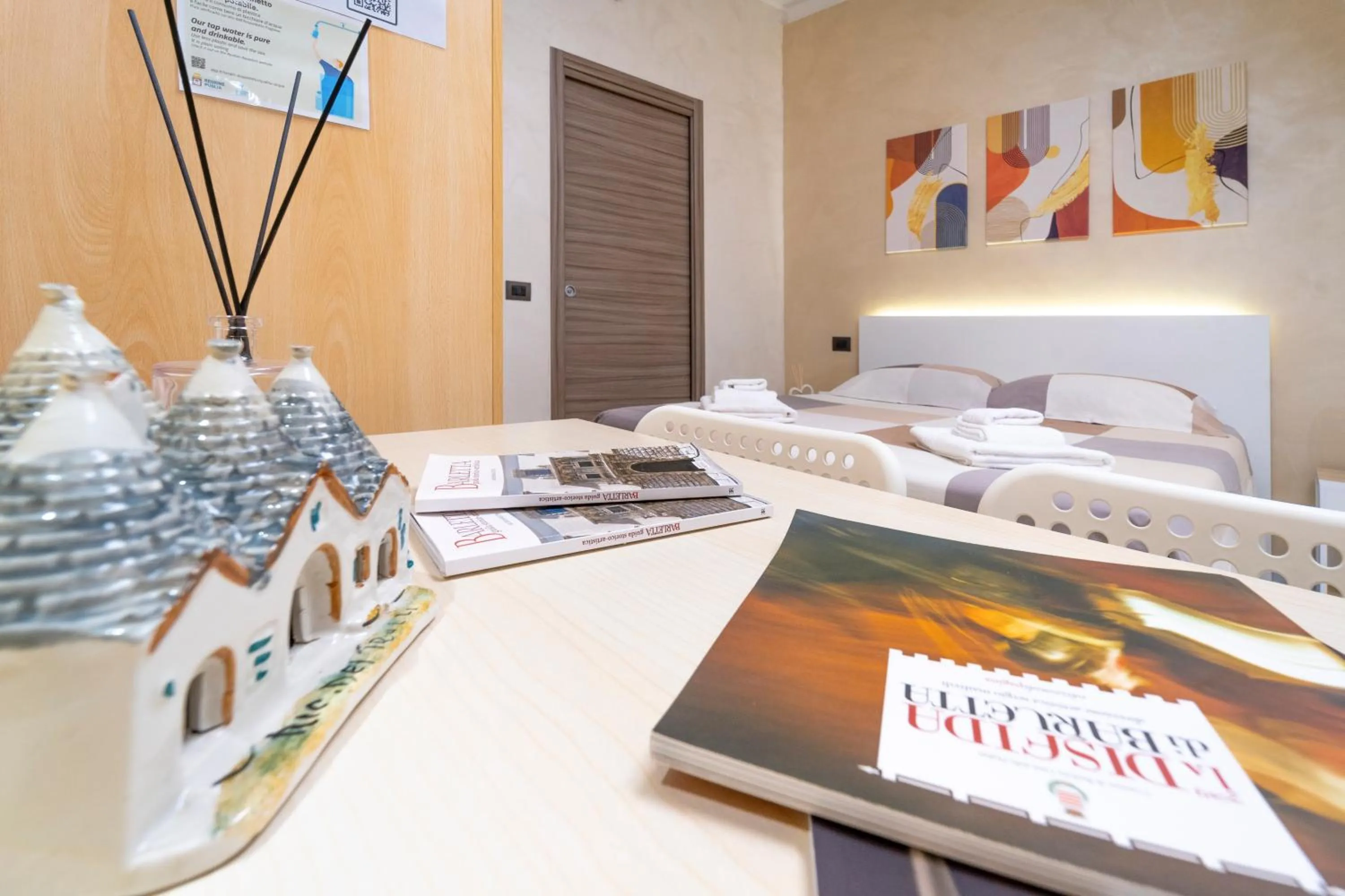 Decorative detail, Bed in B&B Eraclio