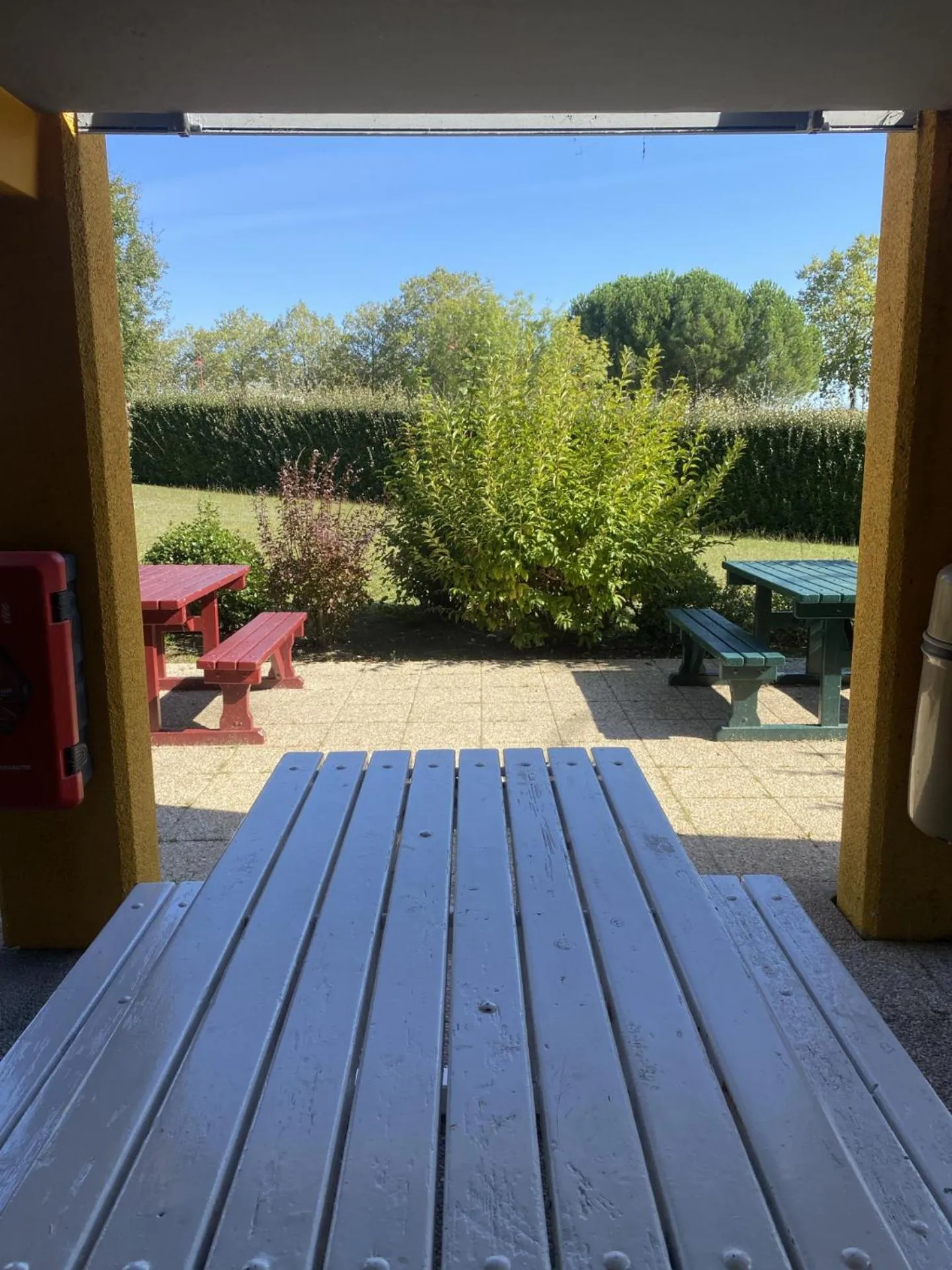 Garden view in Premiere Classe Angoulême La Couronne