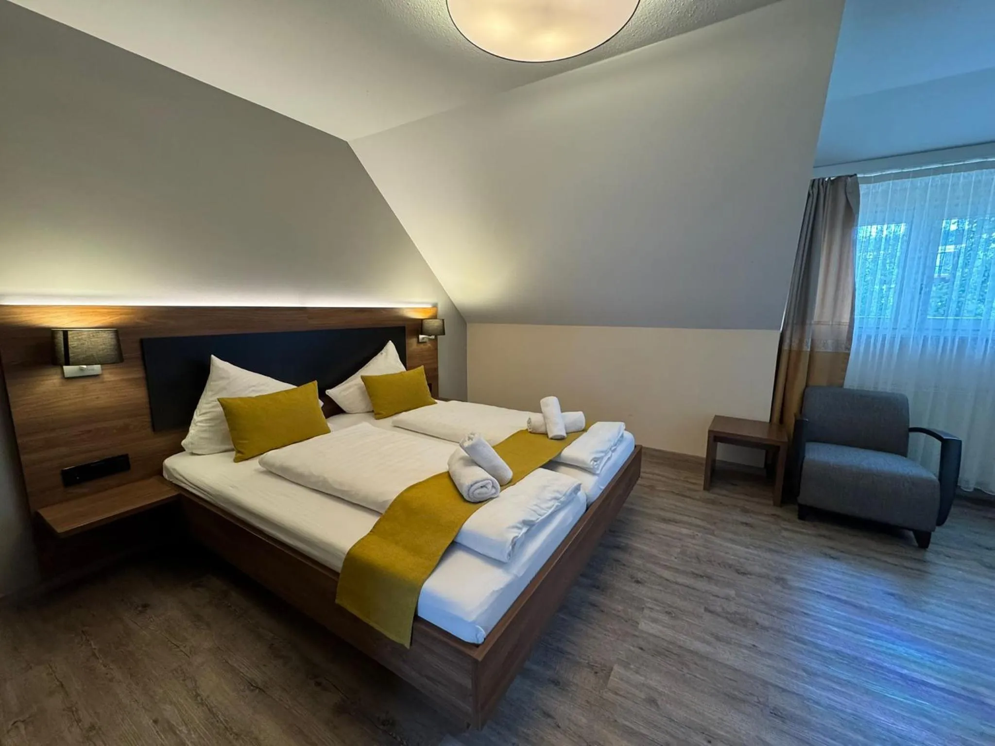 Bed in Brauerei Walter