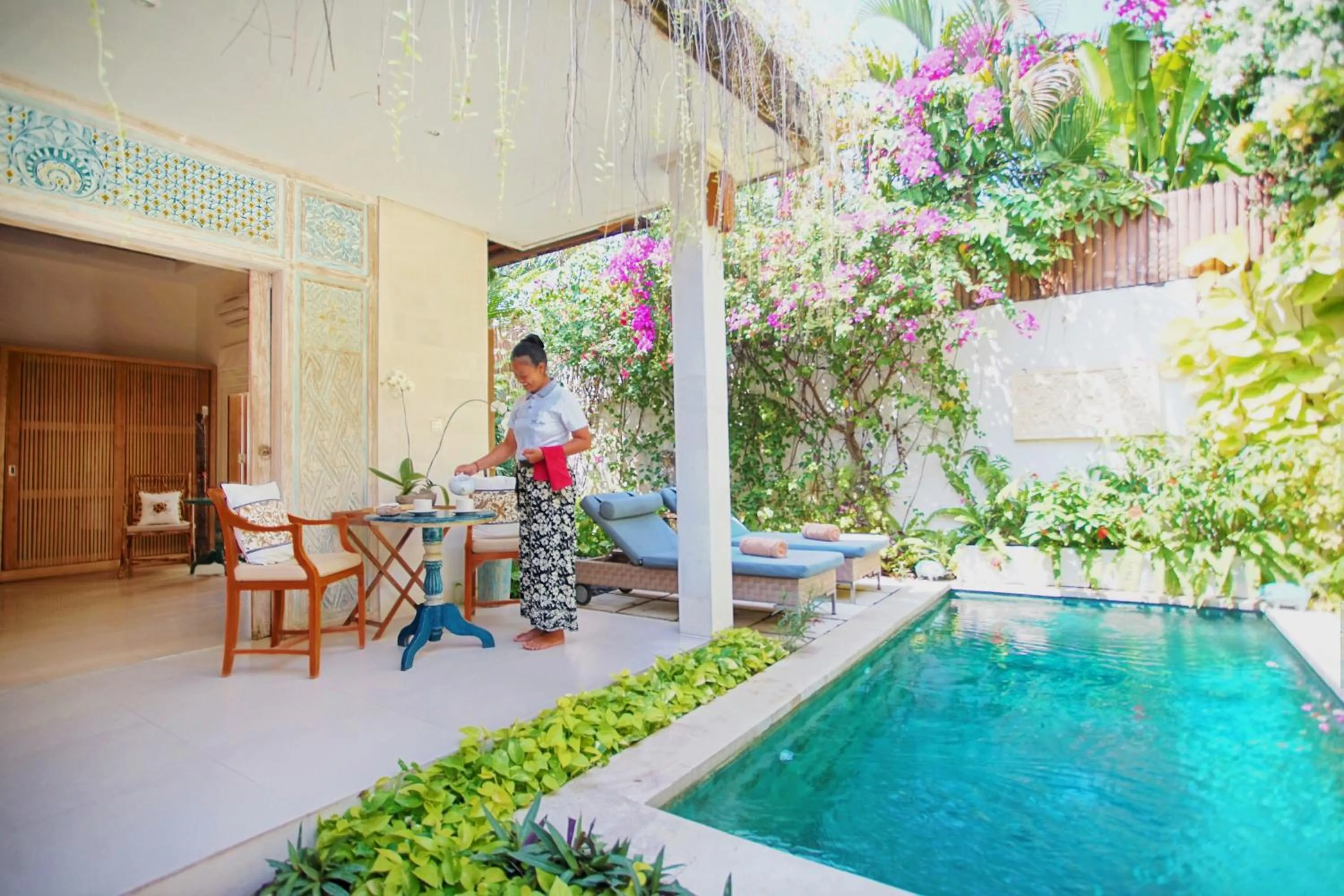 Swimming pool in Villa Bali Asri Batubelig