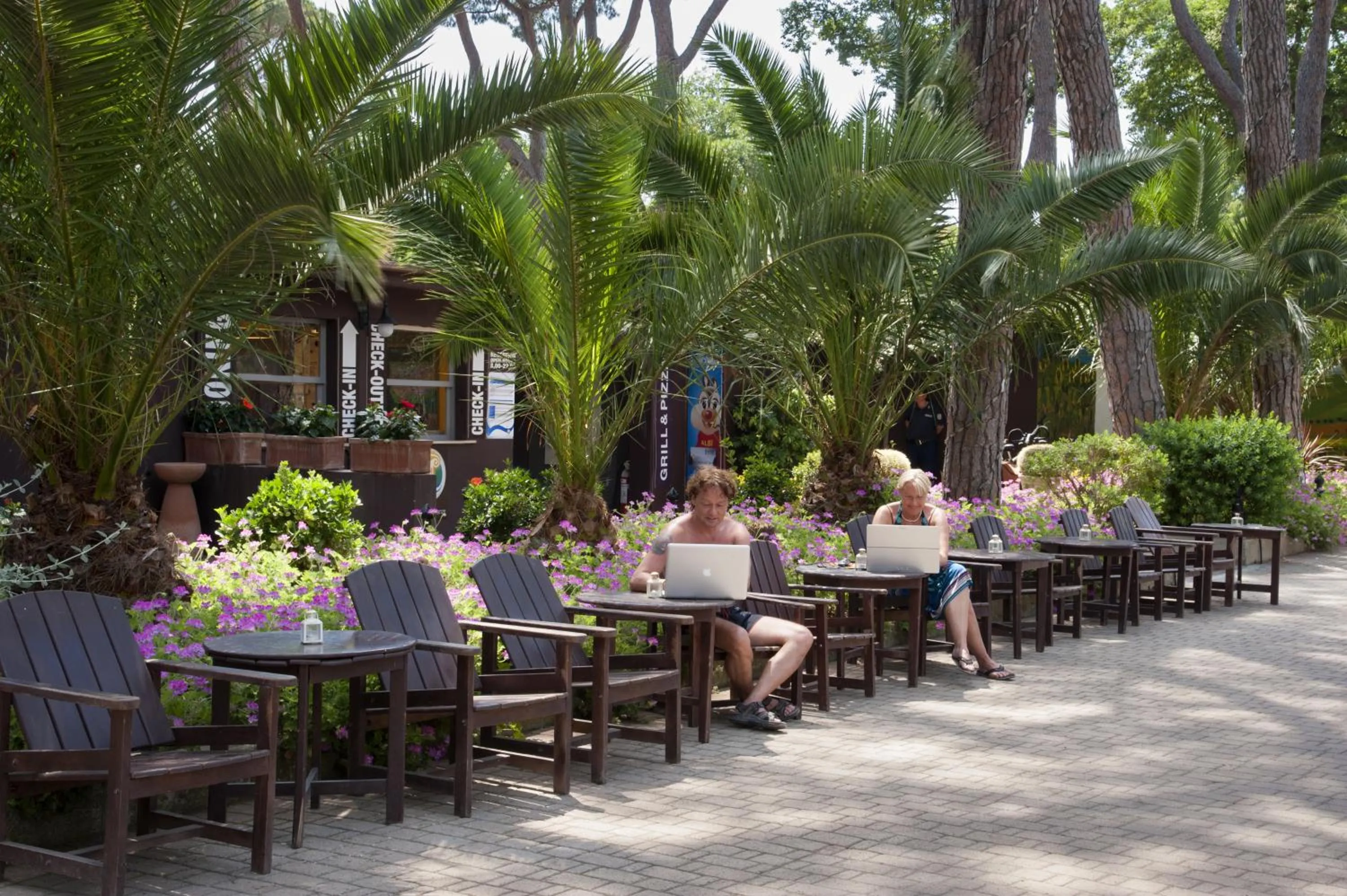 Decorative detail in Hotel Il Mulinaccio