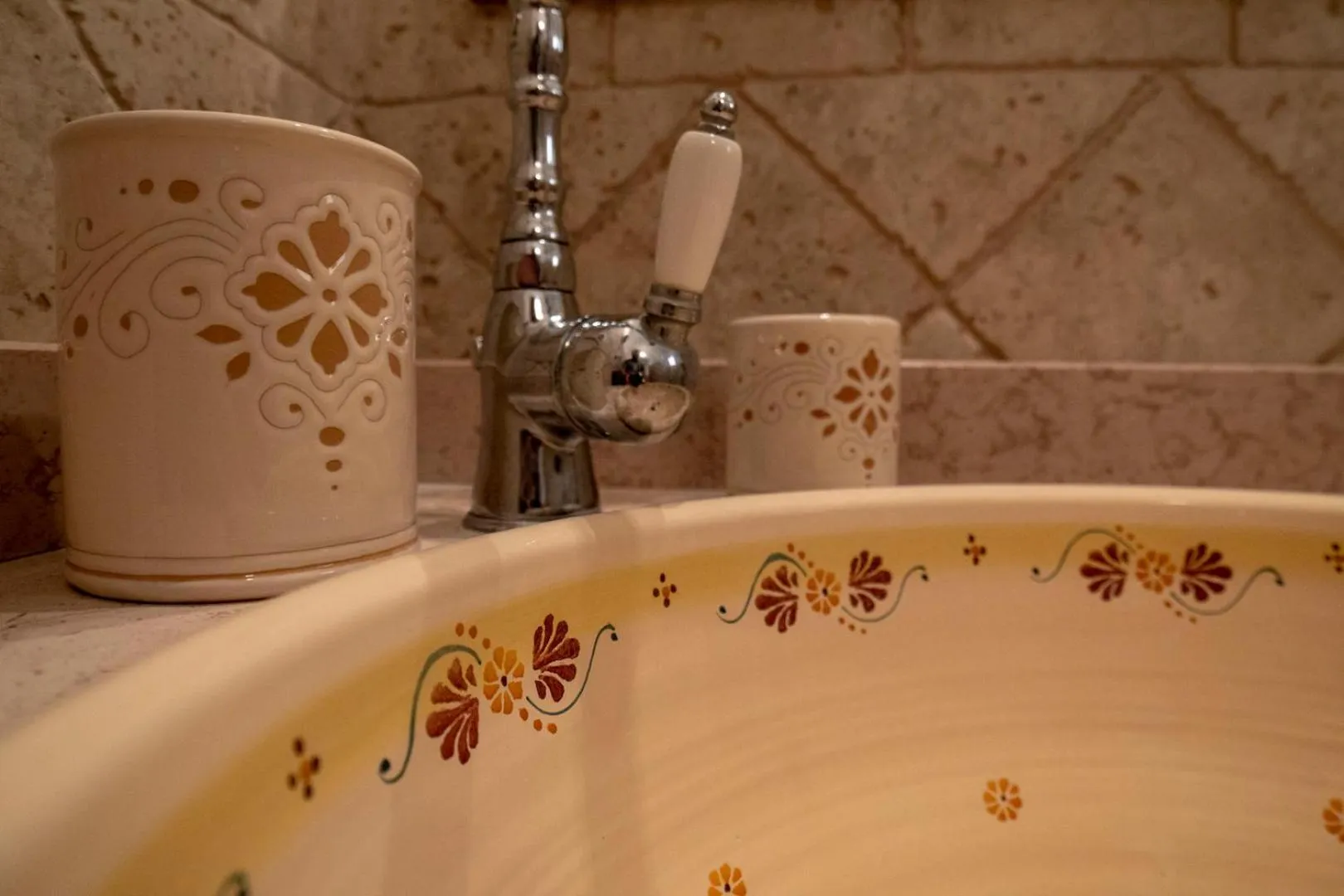 Decorative detail in B&B La vecchia Corte