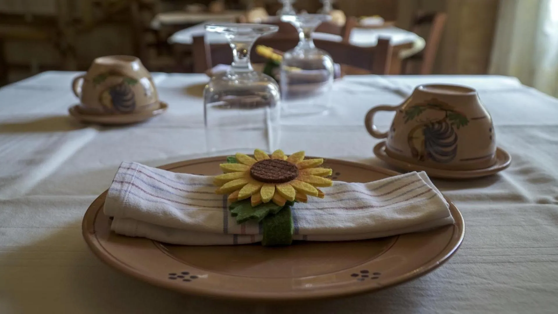Decorative detail in B&B La vecchia Corte