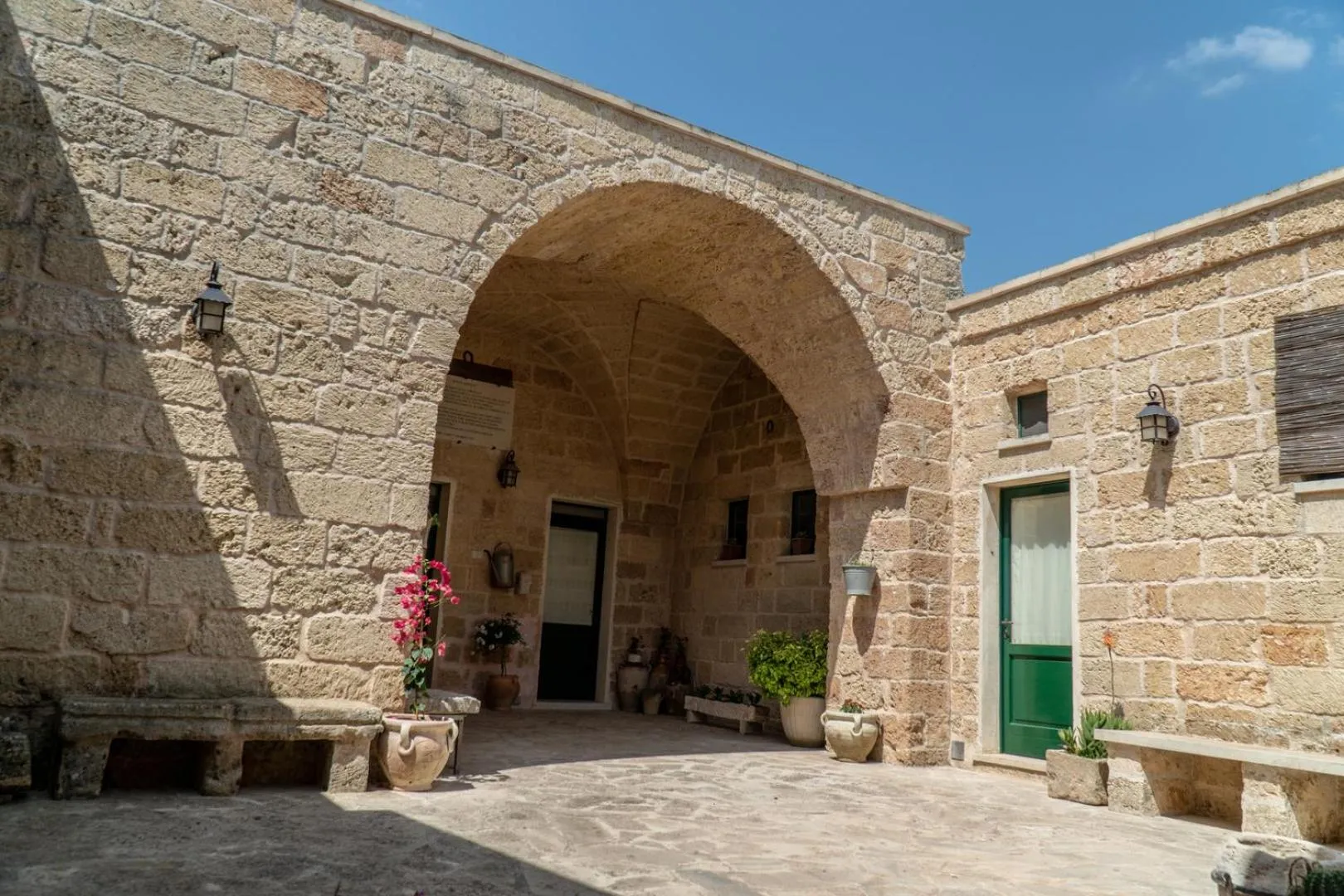 Patio in B&B La vecchia Corte