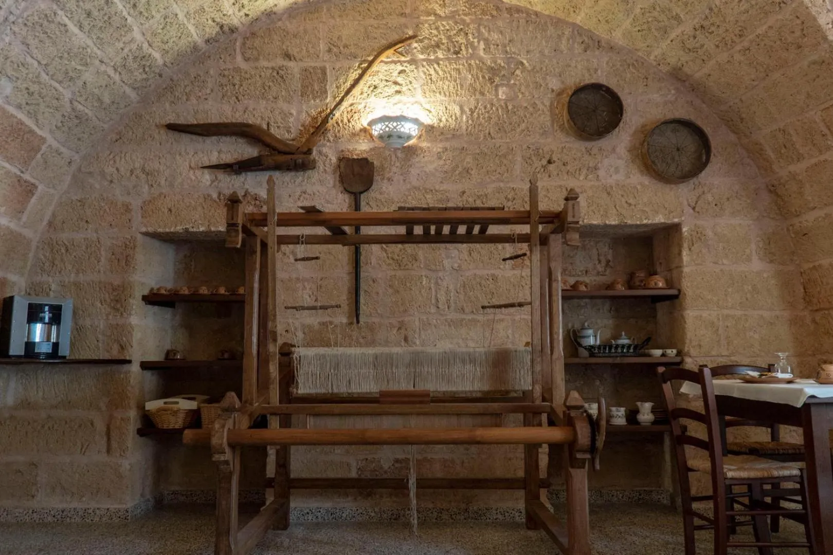 Decorative detail in B&B La vecchia Corte