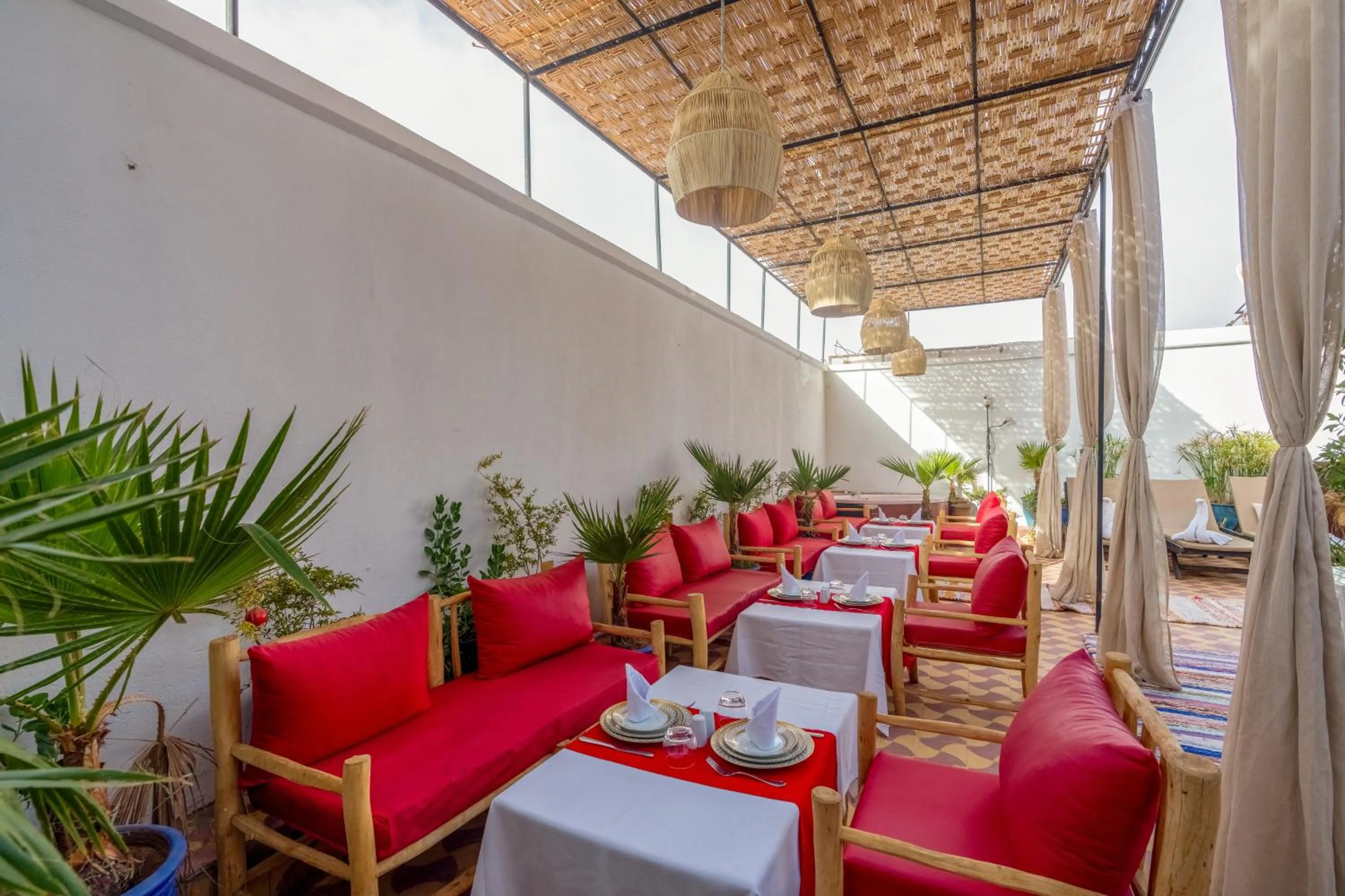 Restaurant/places to eat in Riad des remparts Marrakech