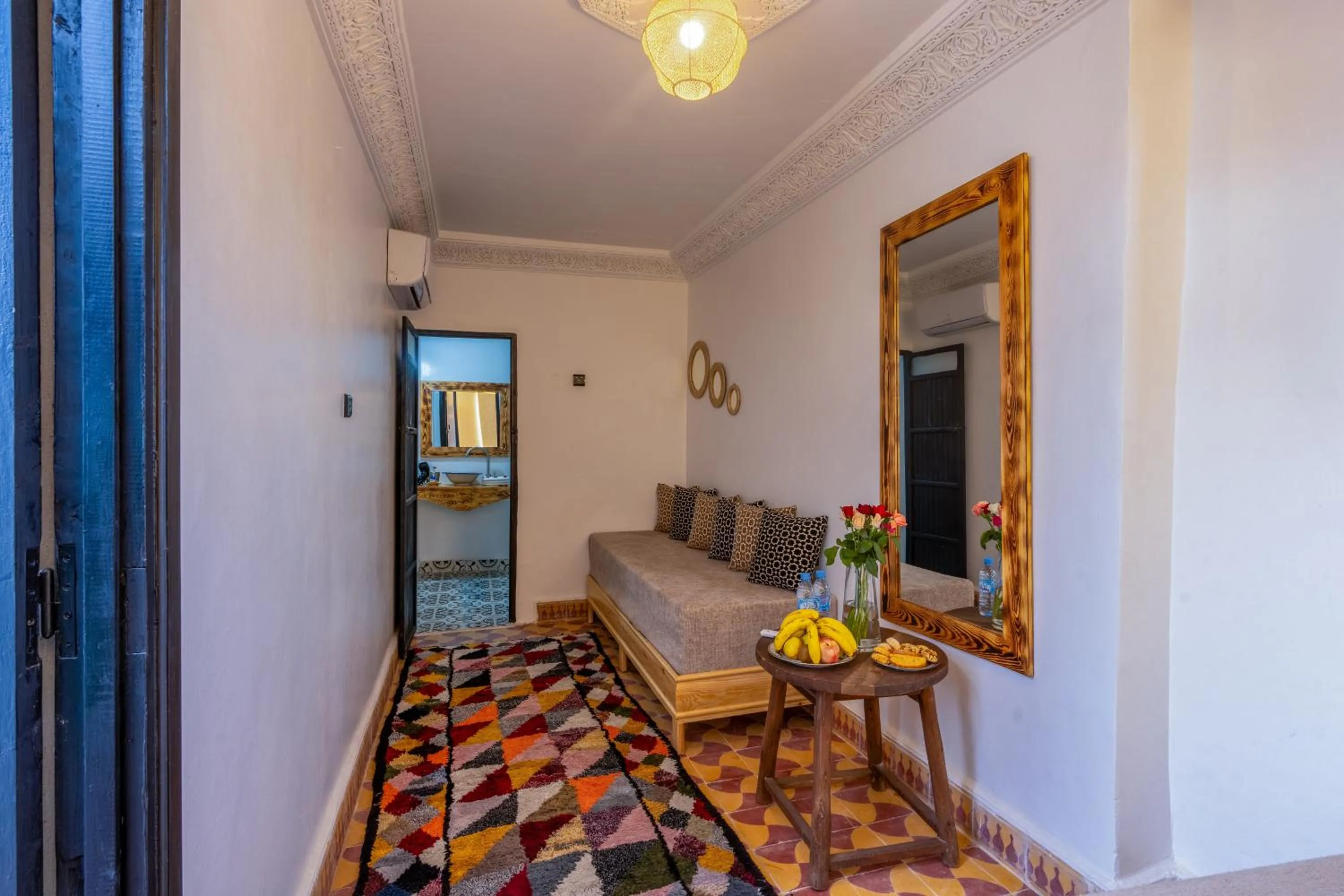 Bed in Riad des remparts Marrakech