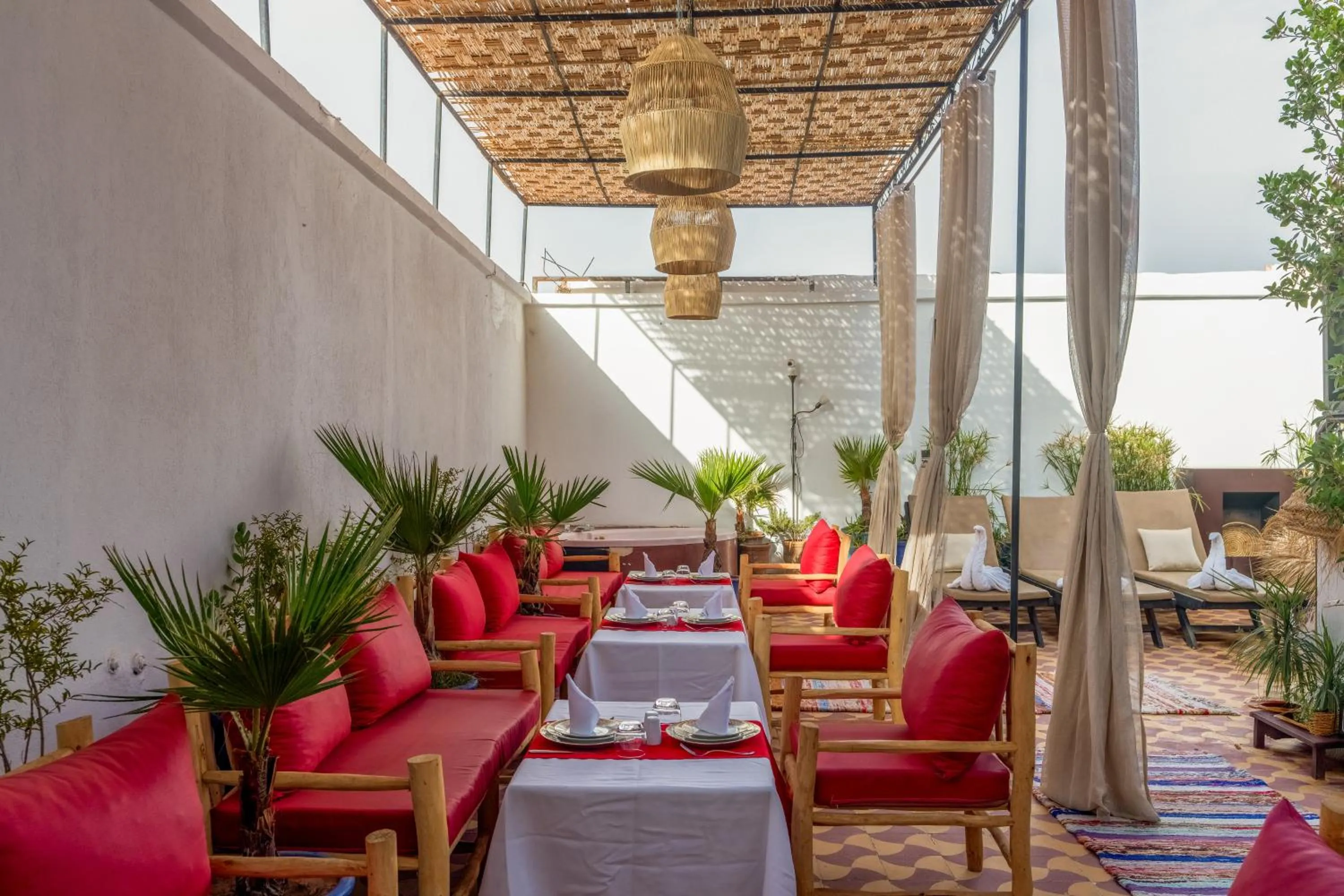 Restaurant/places to eat in Riad des remparts Marrakech