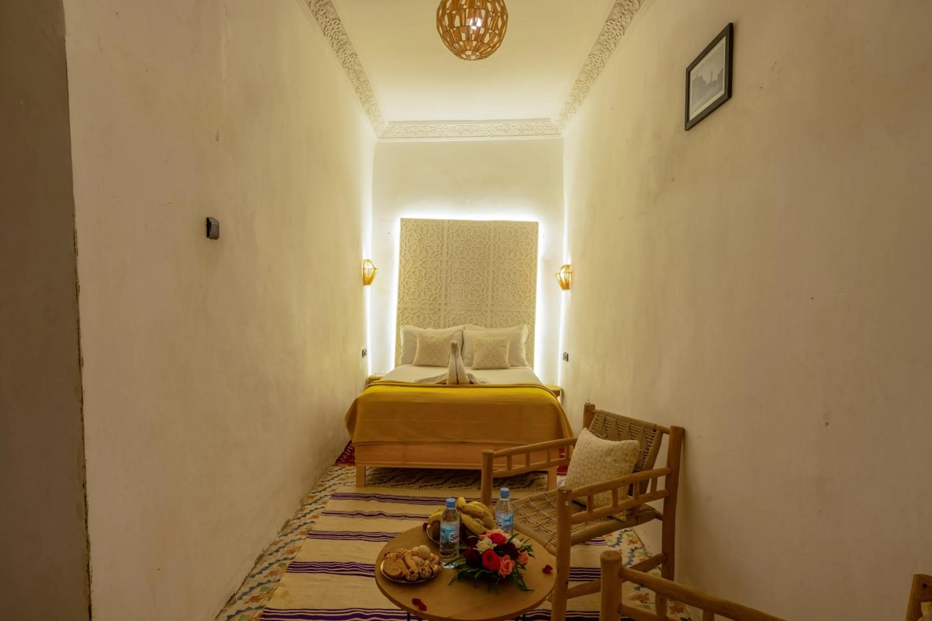 Bed in Riad des remparts Marrakech
