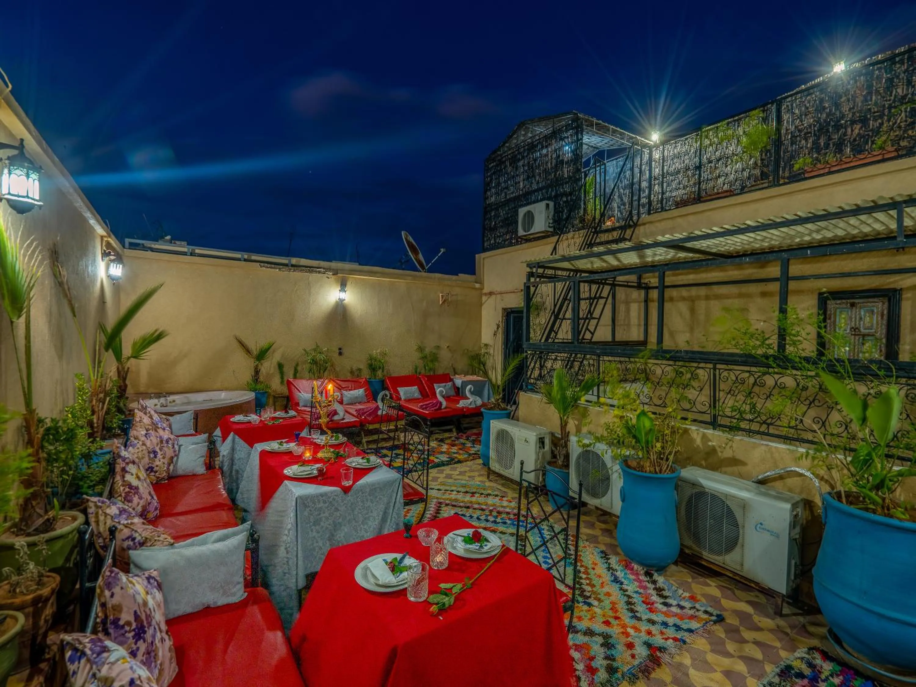 Patio in Riad des remparts Marrakech