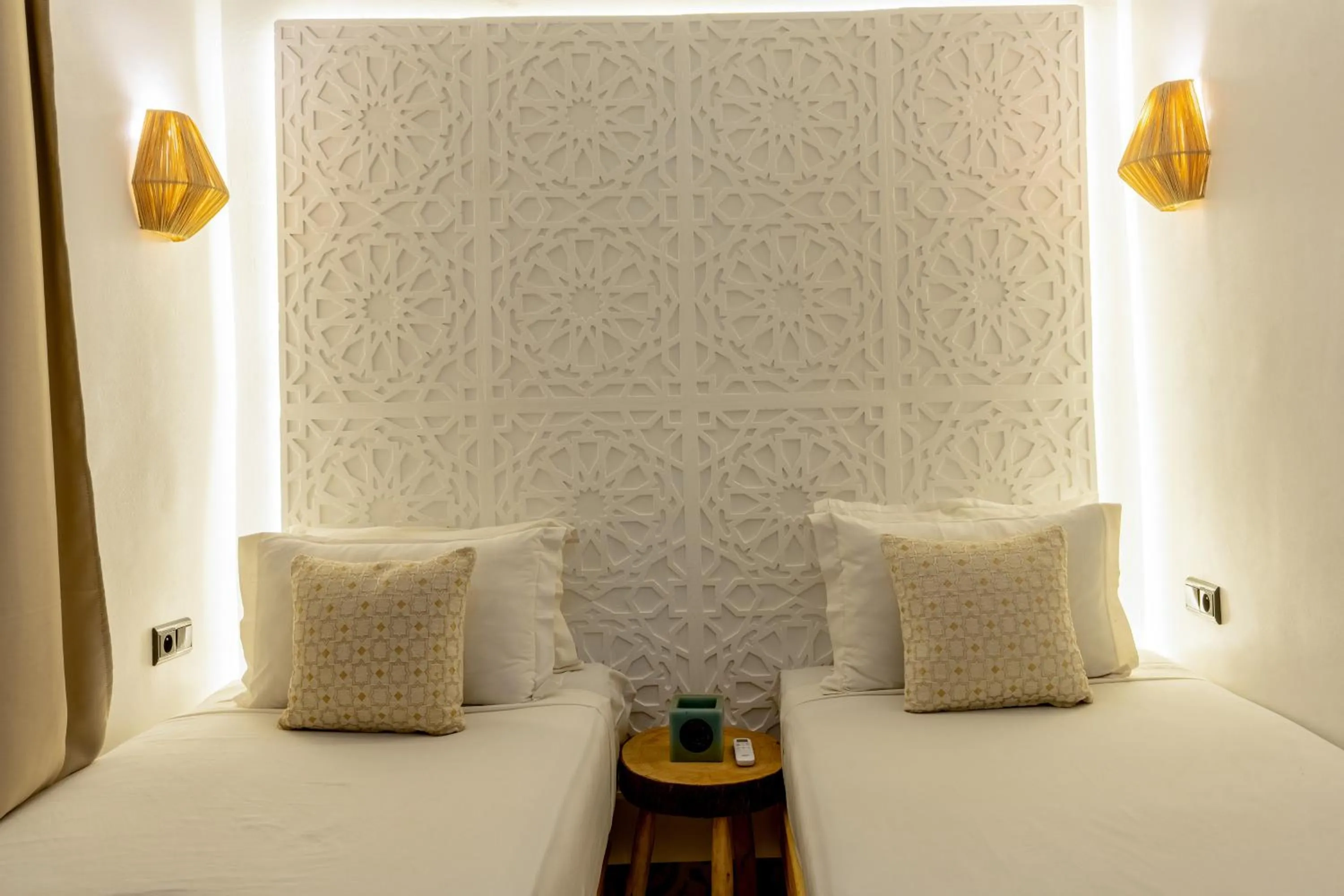 Bed in Riad des remparts Marrakech