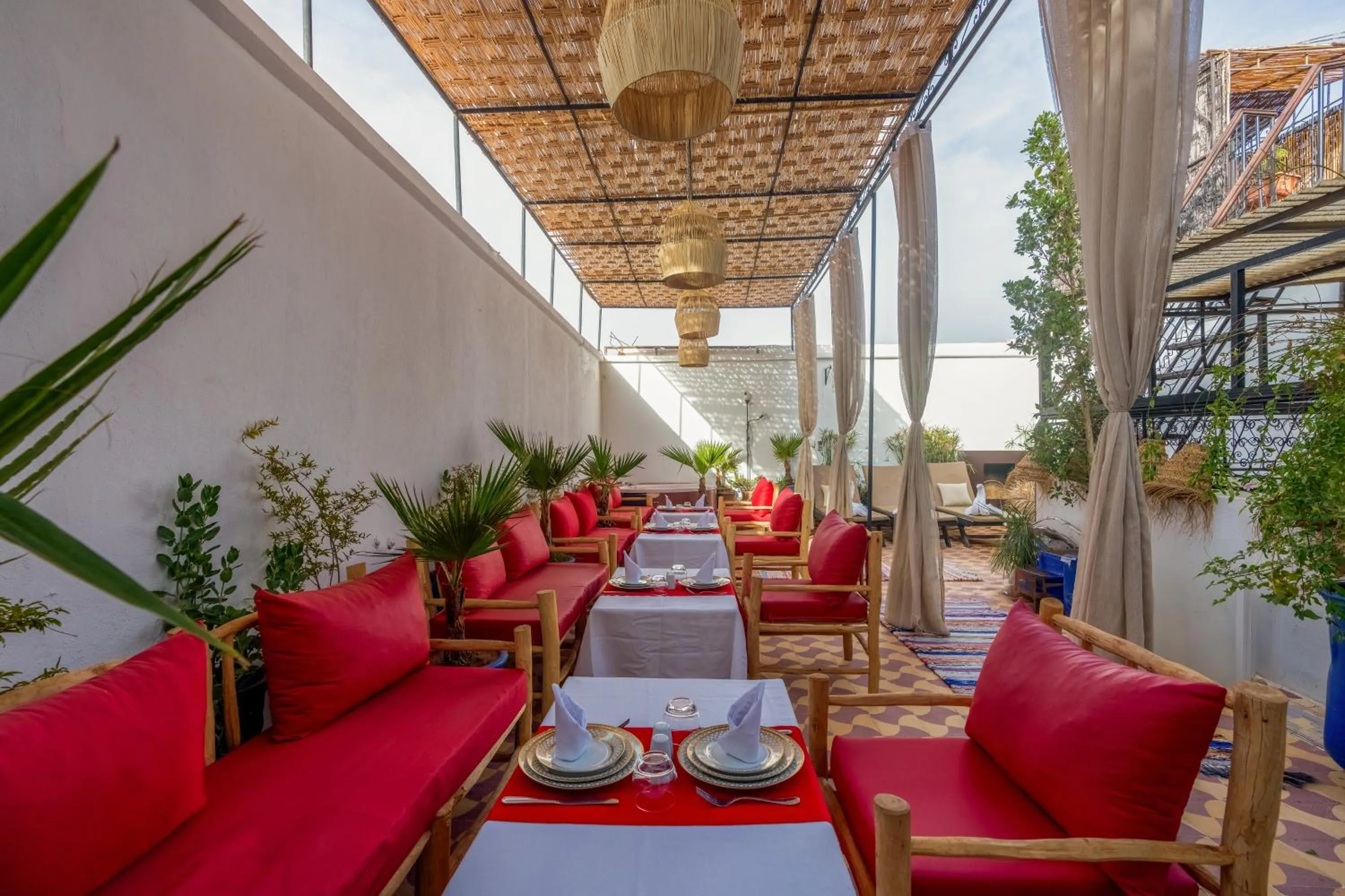 Patio in Riad des remparts Marrakech