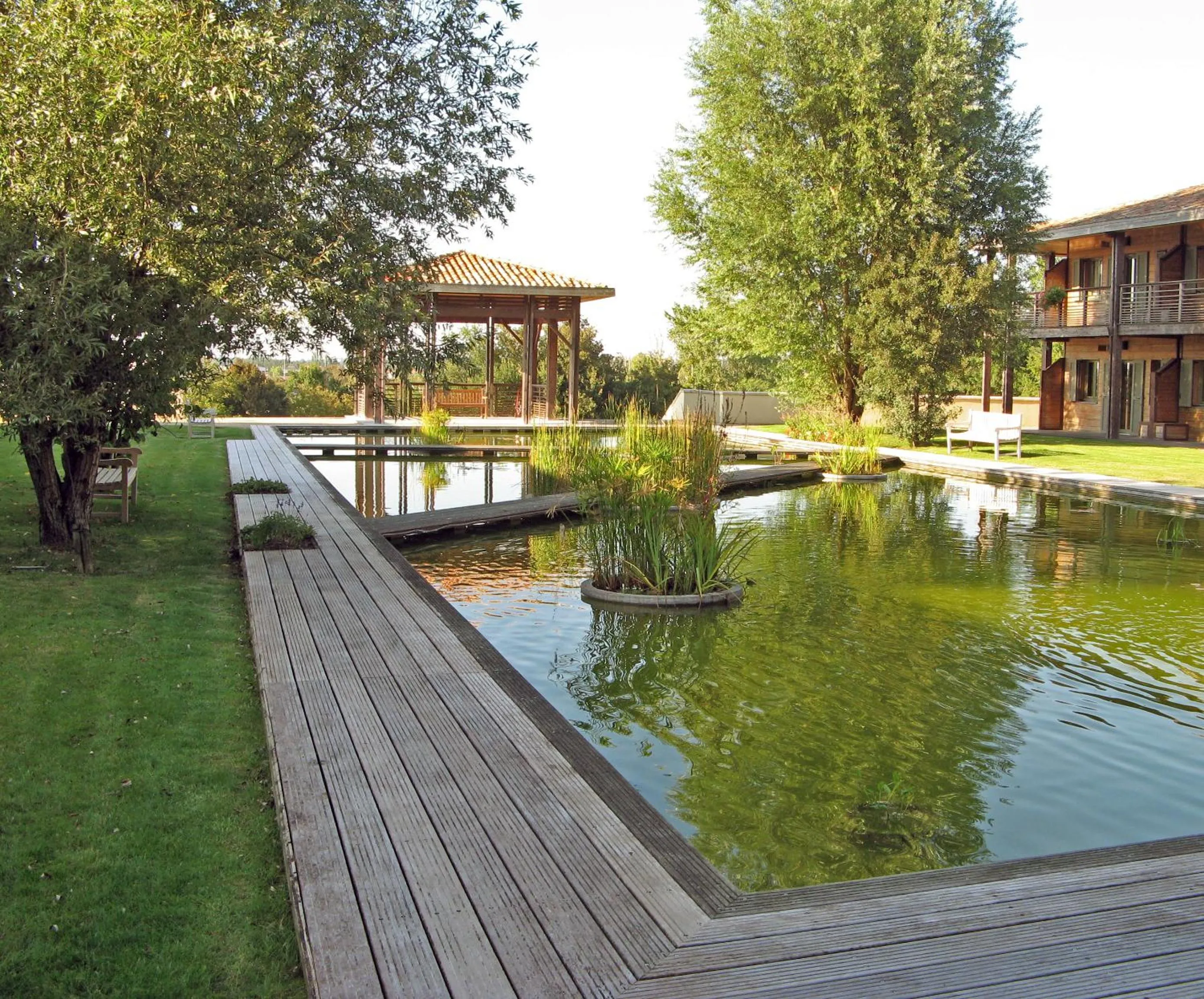 Garden view in Résidence Les Vignes