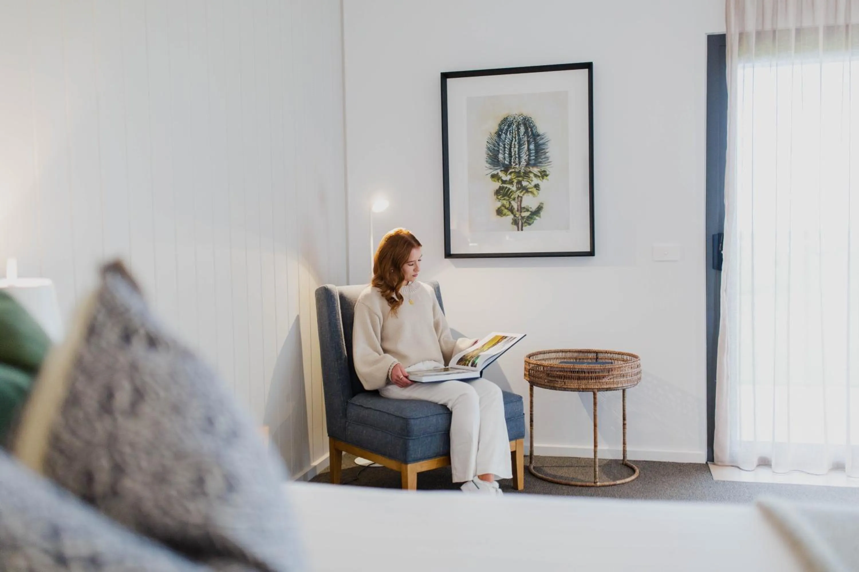 Seating area in 13th Beach Golf Lodges