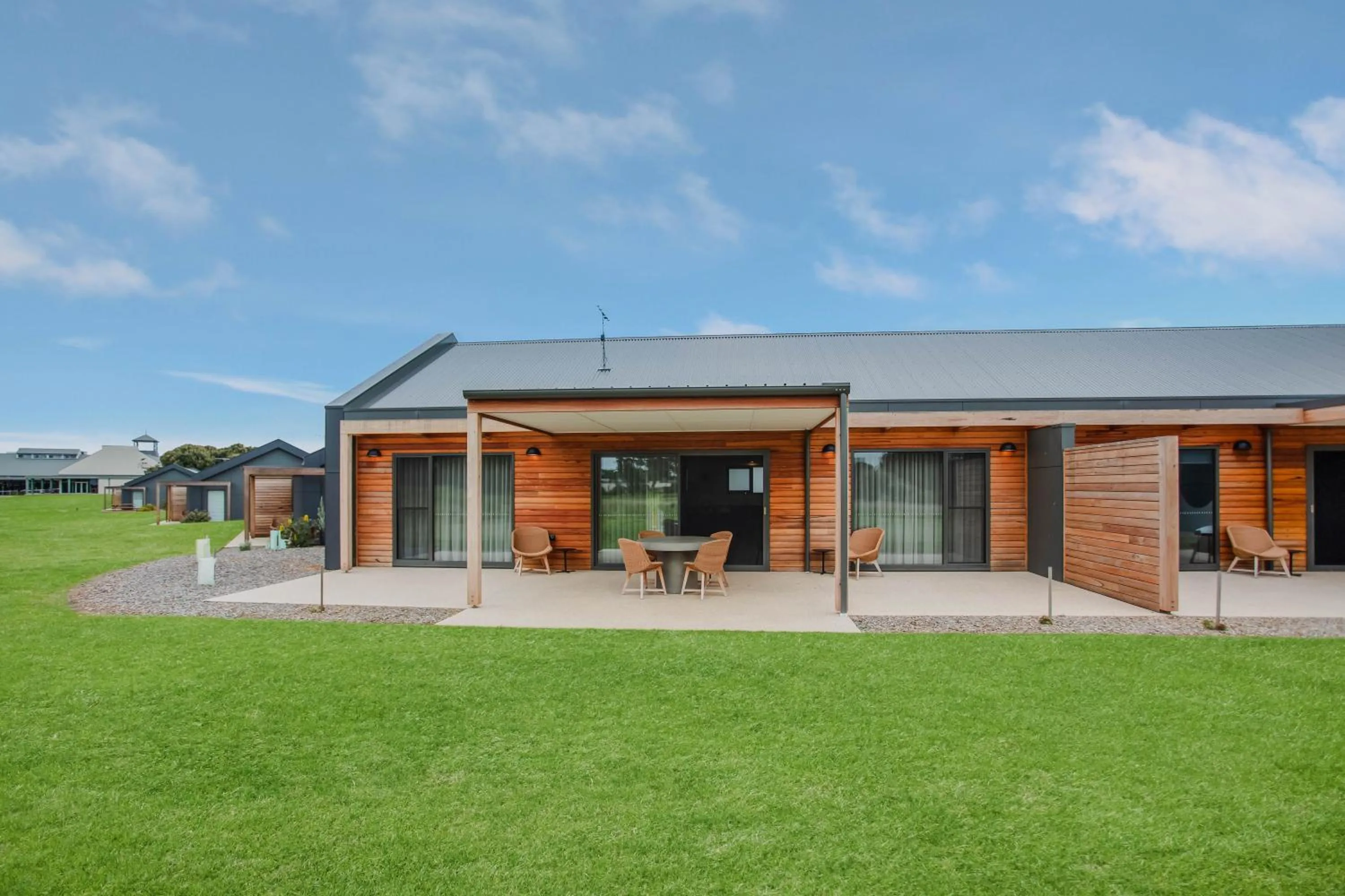 Patio in 13th Beach Golf Lodges