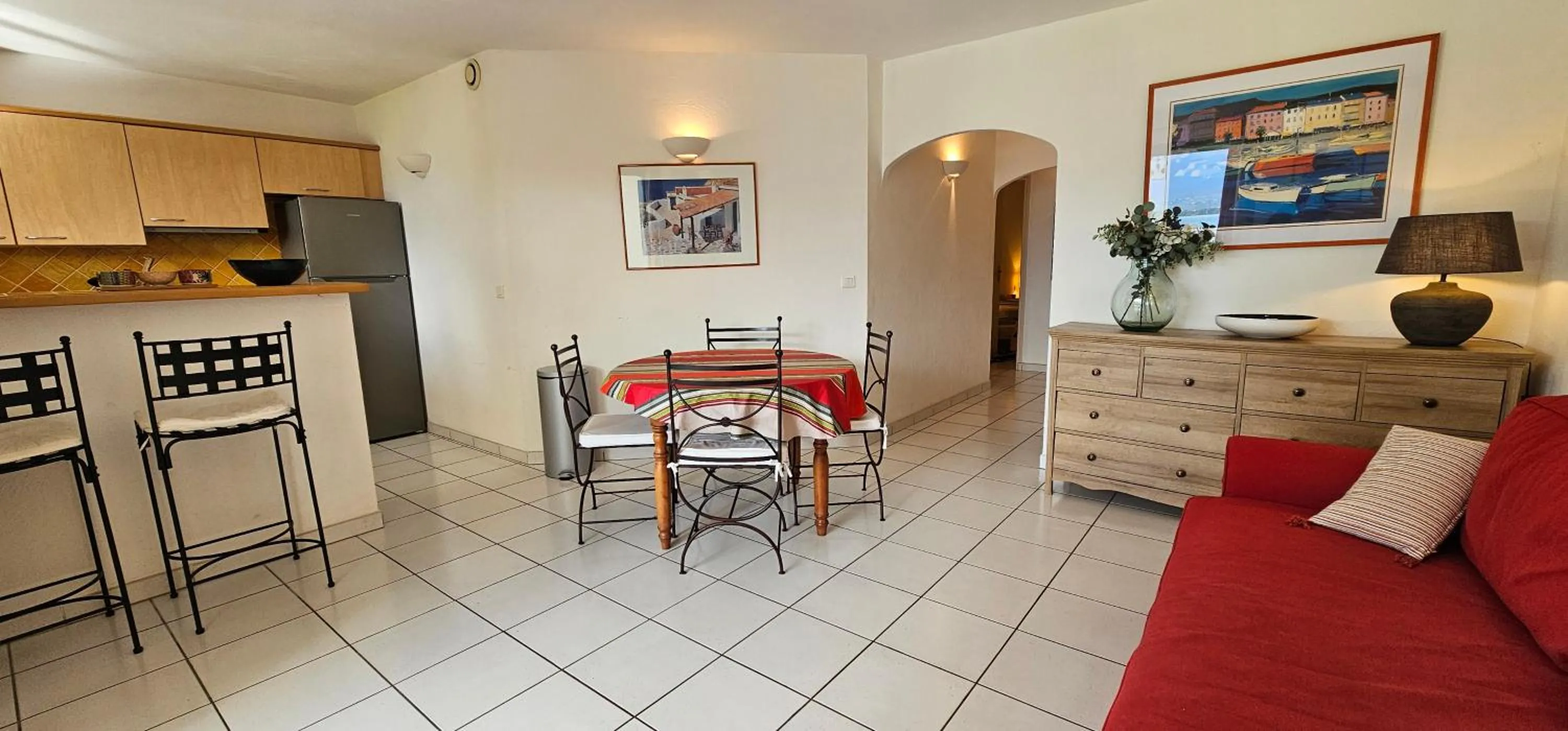 Living room in Résidence Le Village Marin