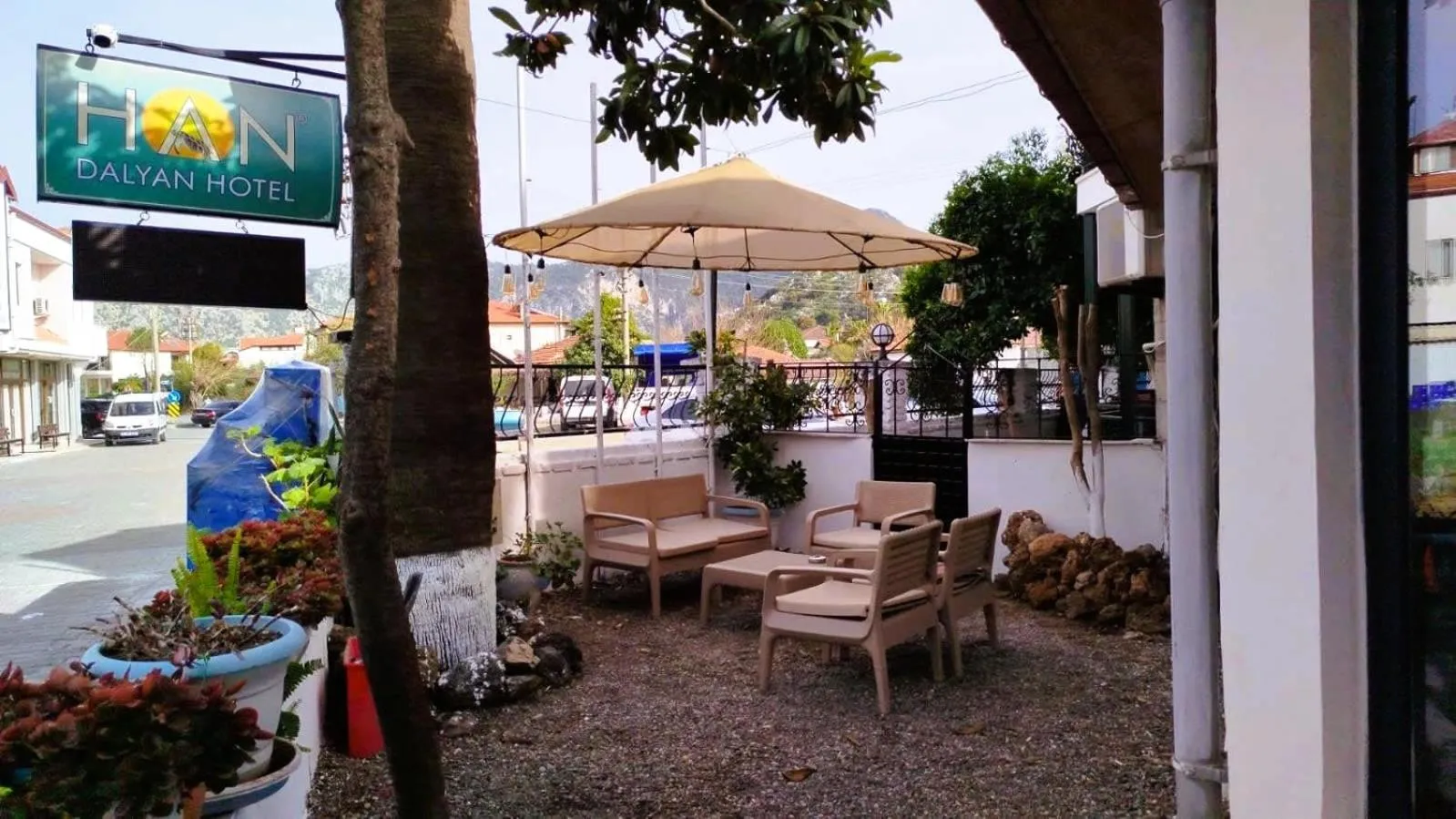 Patio in Han Dalyan Hotel