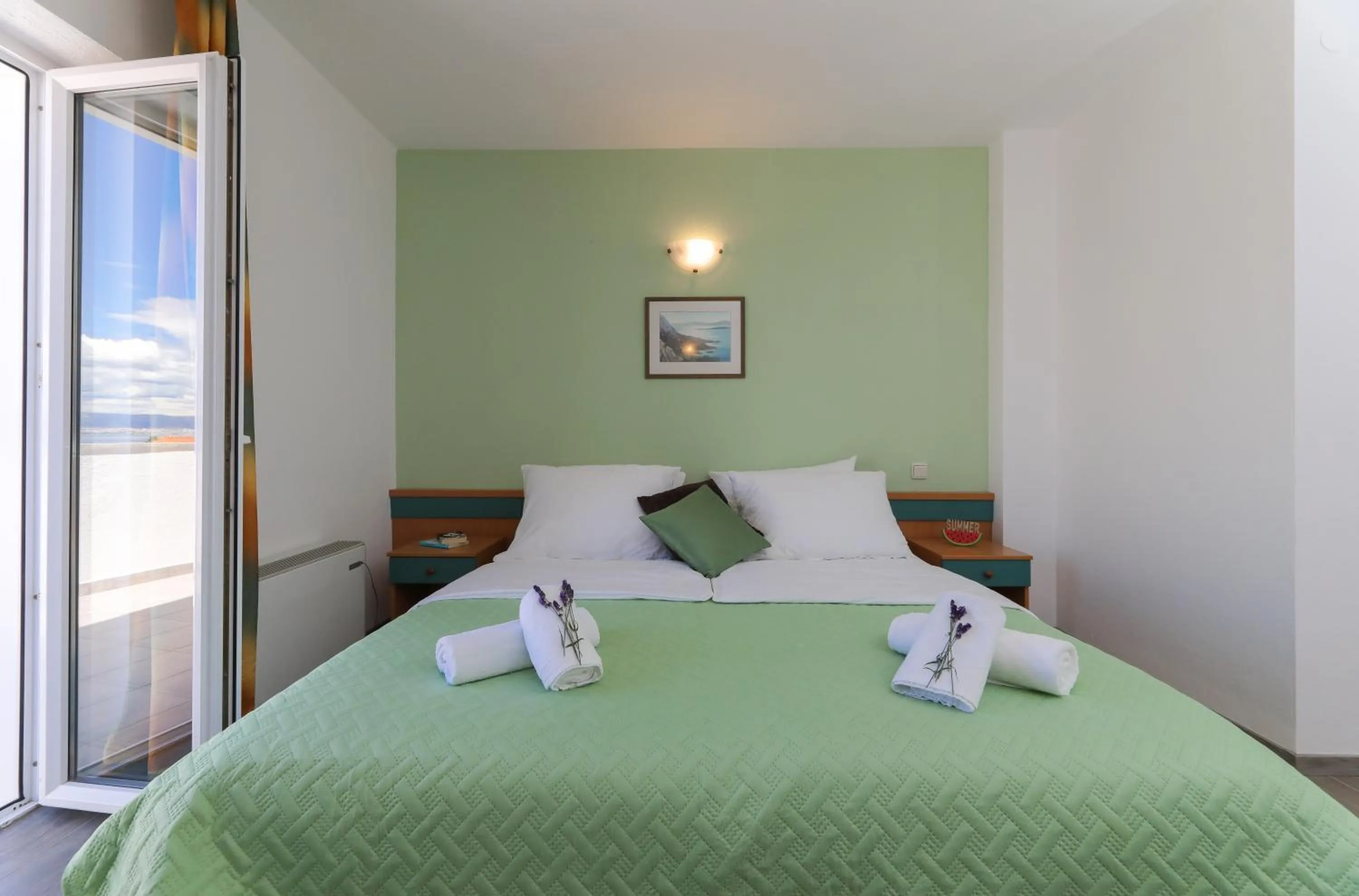 Bed in Downtown Private Rooms Mandić