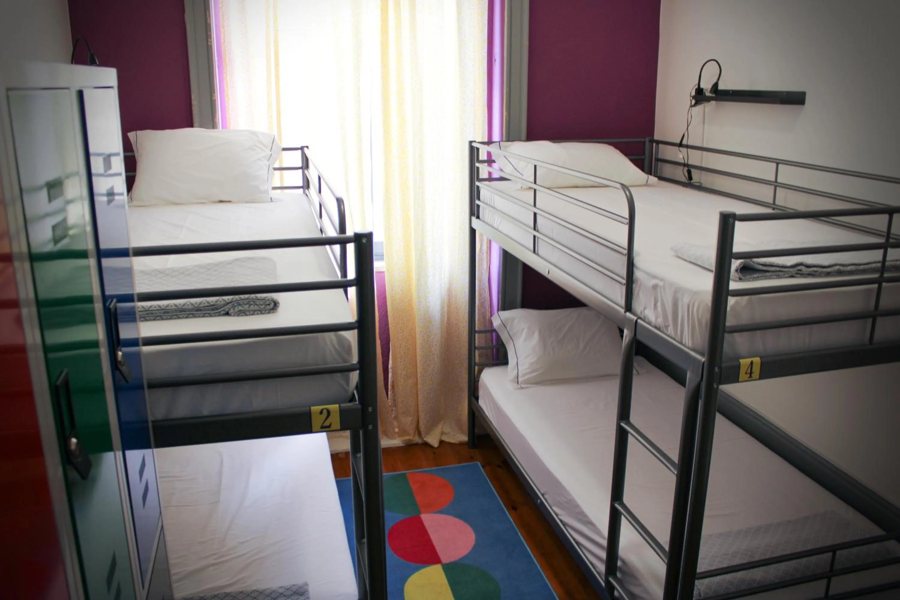 Bedroom, Bed in By Doors Hostel