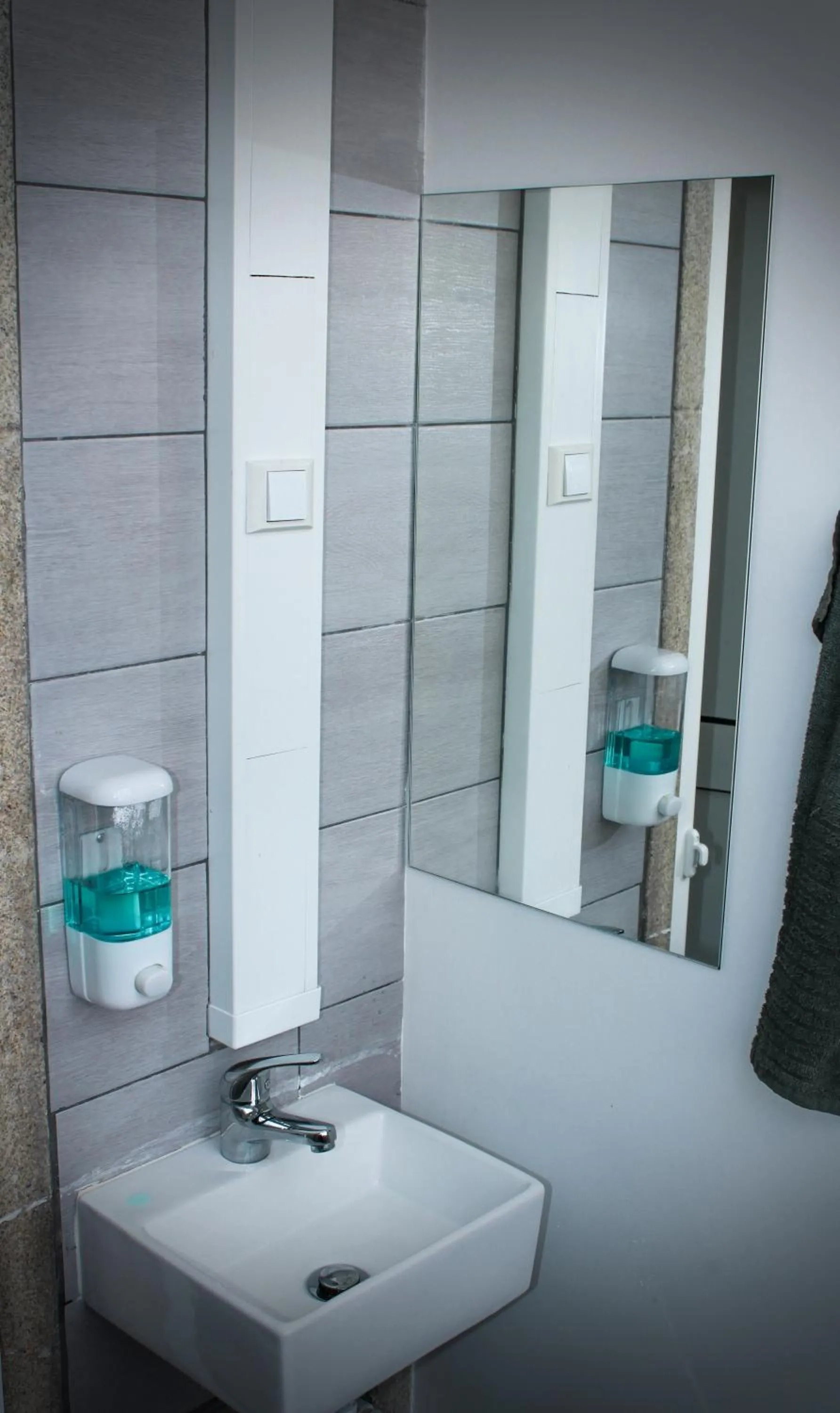 Shower in By Doors Hostel