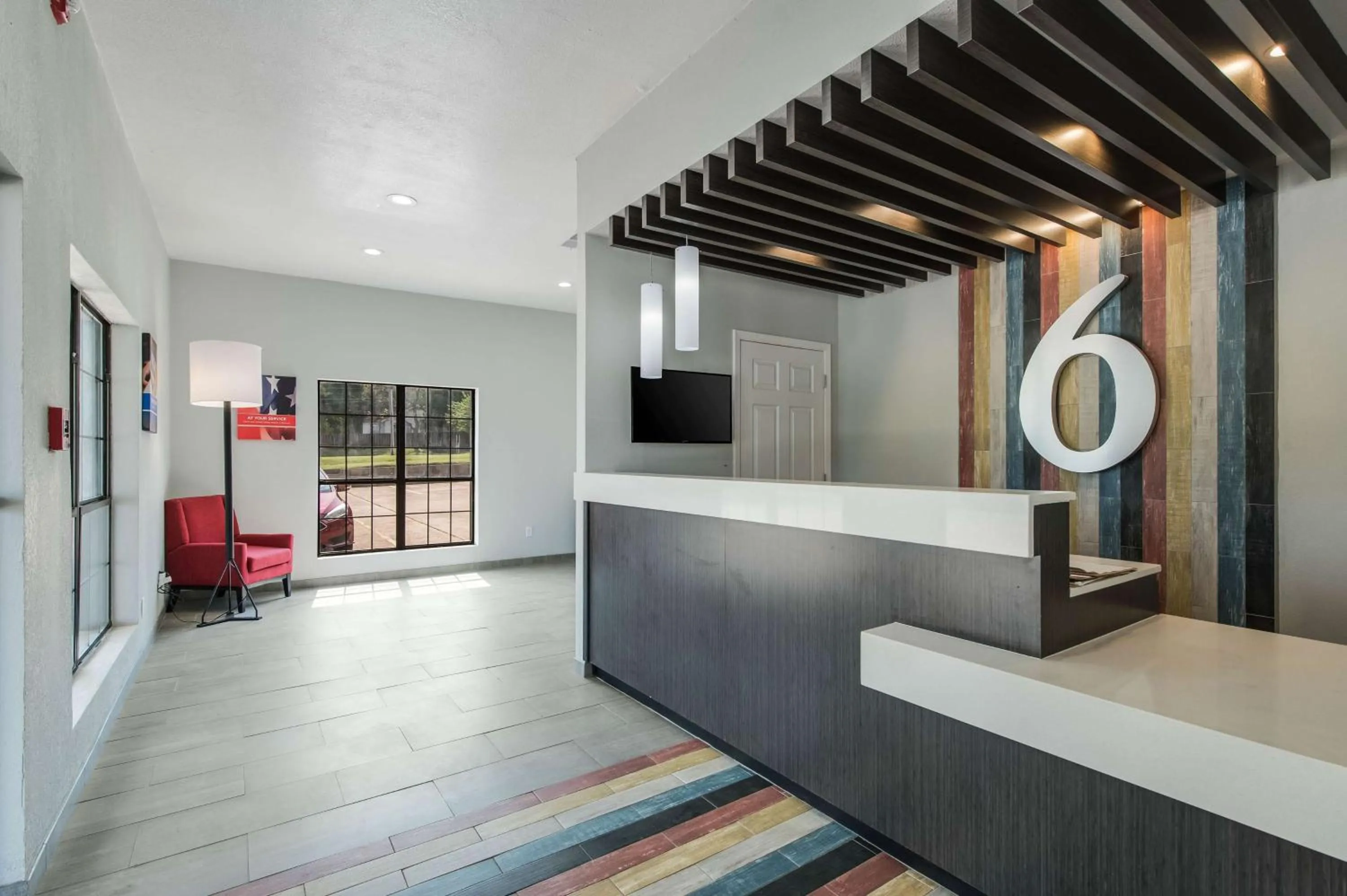 Lobby or reception in Motel 6-Kilgore, TX