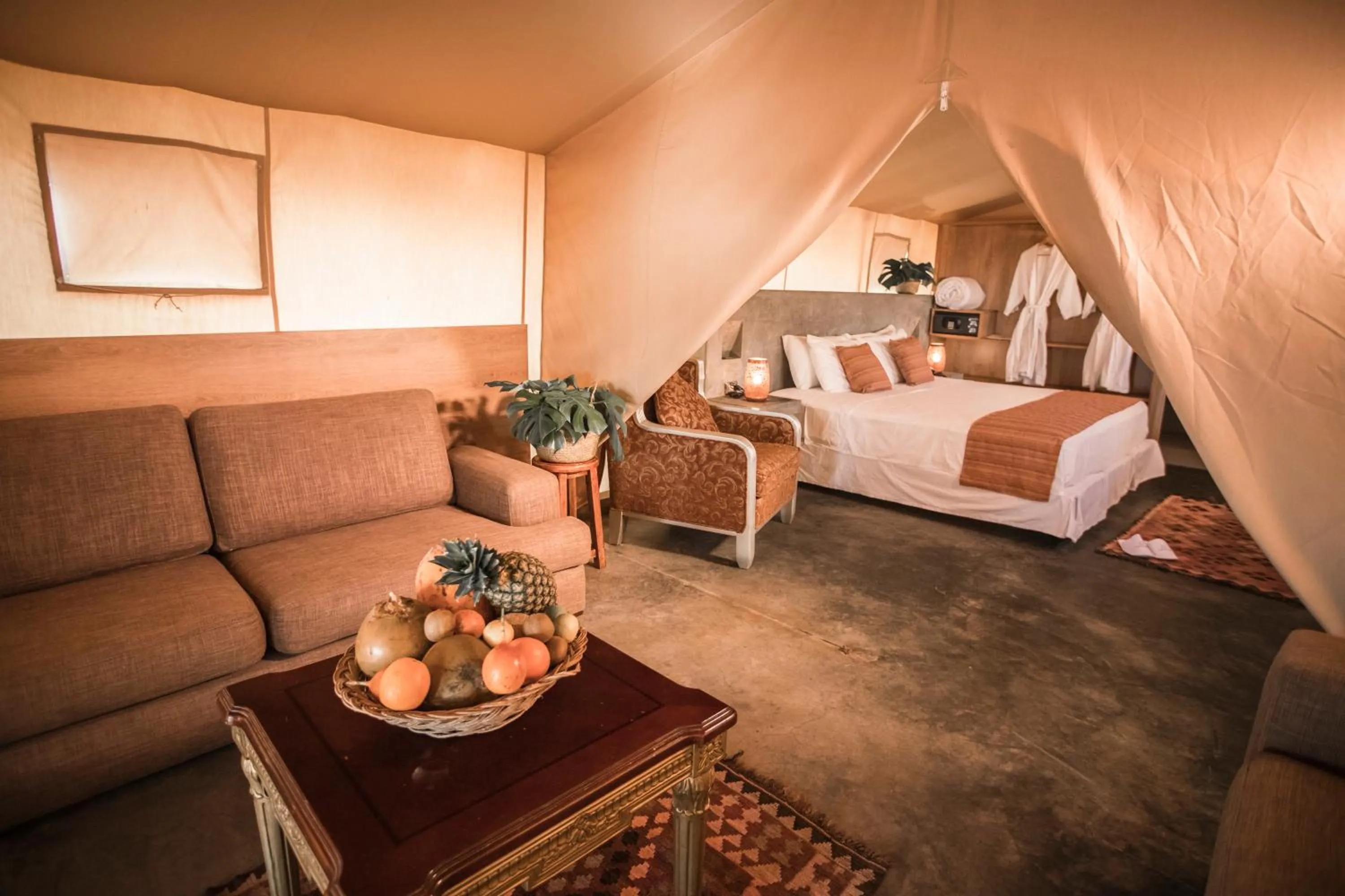 Bed in Vichayito Bungalows & Carpas by Aranwa Hotels