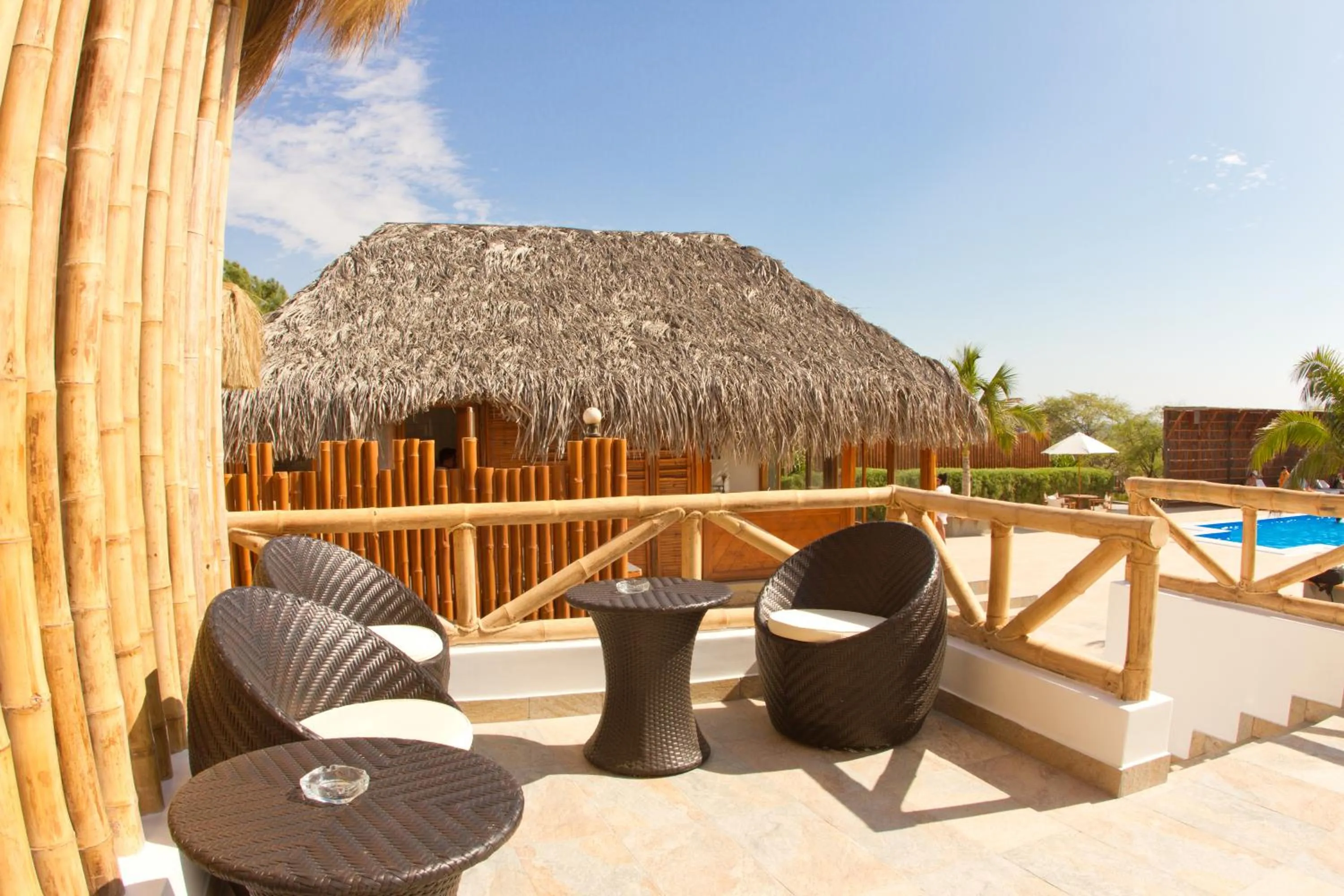 Balcony/Terrace in Vichayito Bungalows & Carpas by Aranwa Hotels