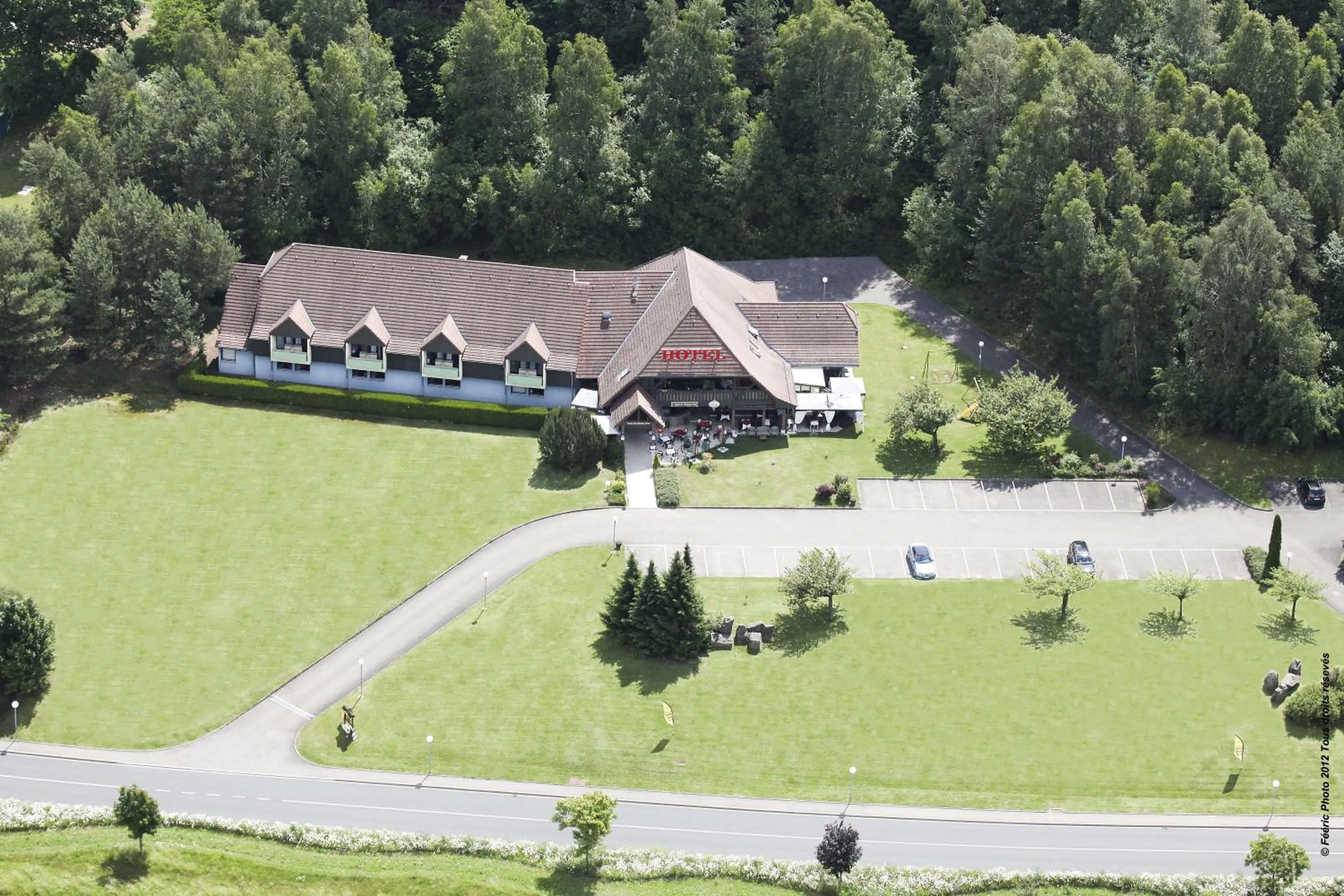 Bird's eye view in Le Relais Des Chateaux Forts