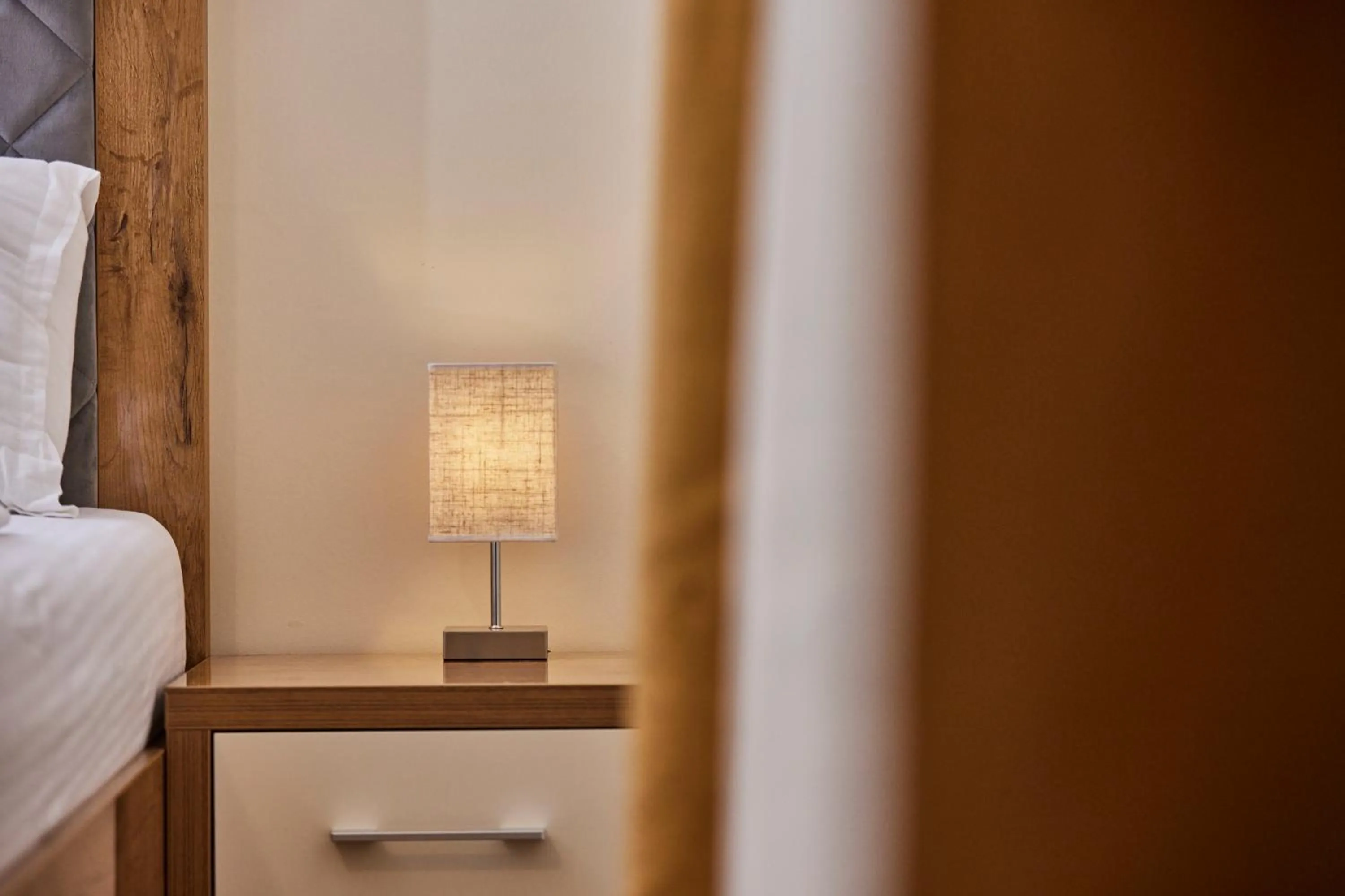 Staff, Bed in Hotel Isha