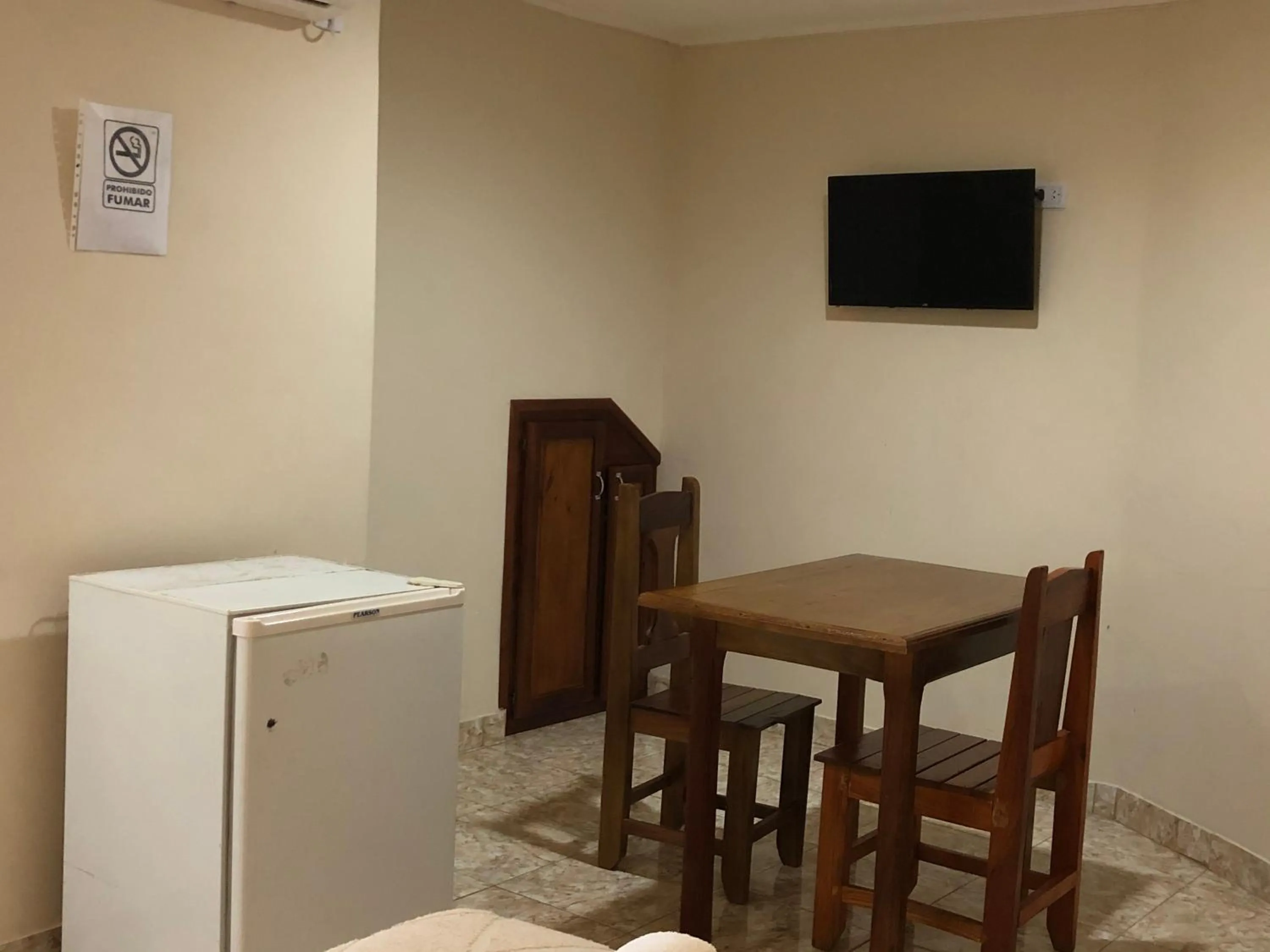 Seating area in La Familia Hotel